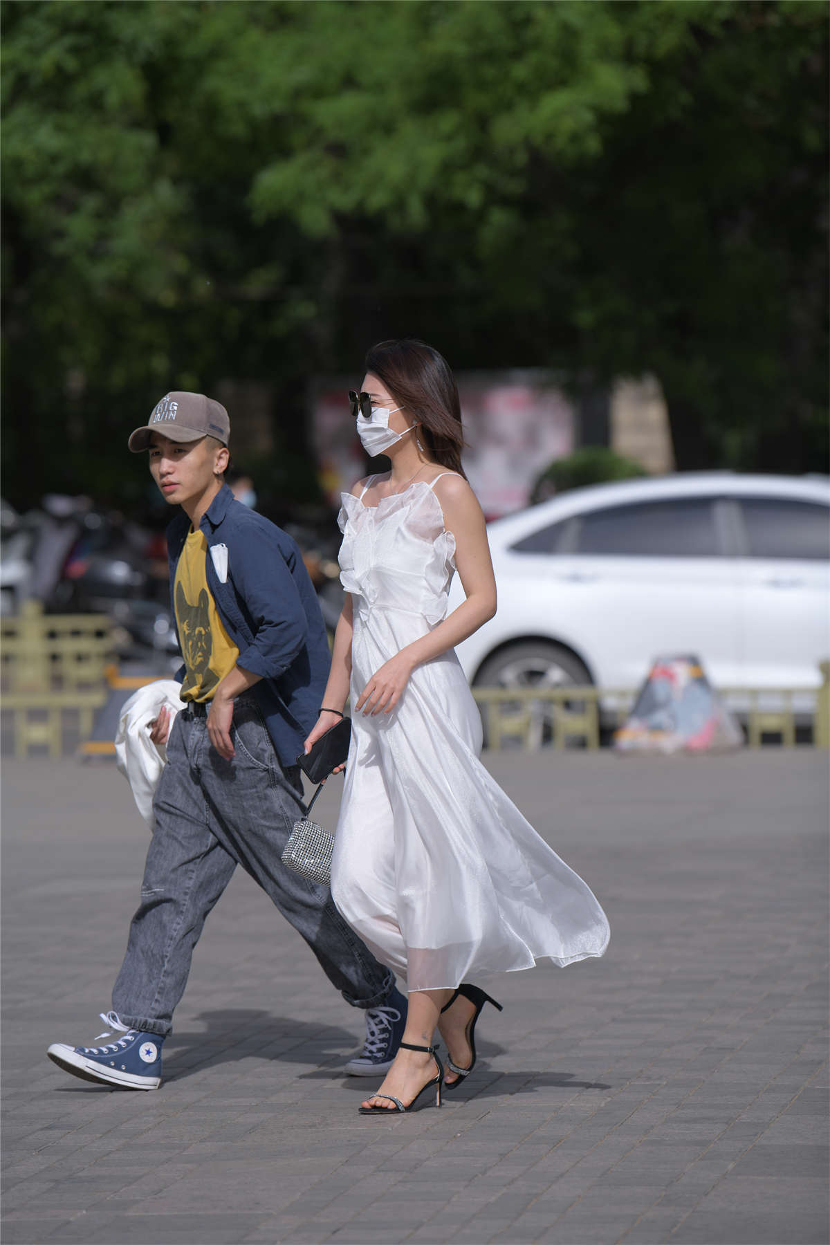 图片[2]-白色长裙-日更街拍