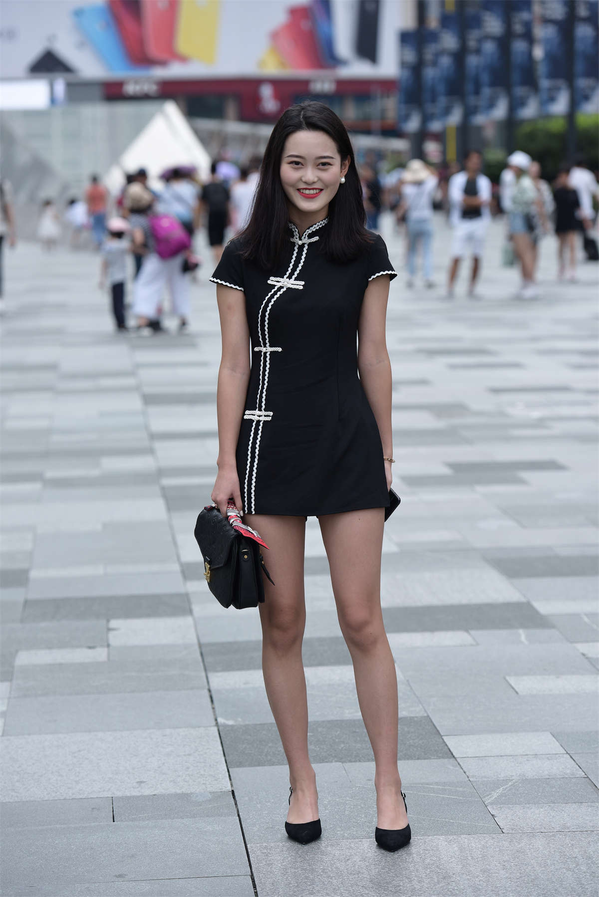 图片[2]-迷人复古裙-日更街拍