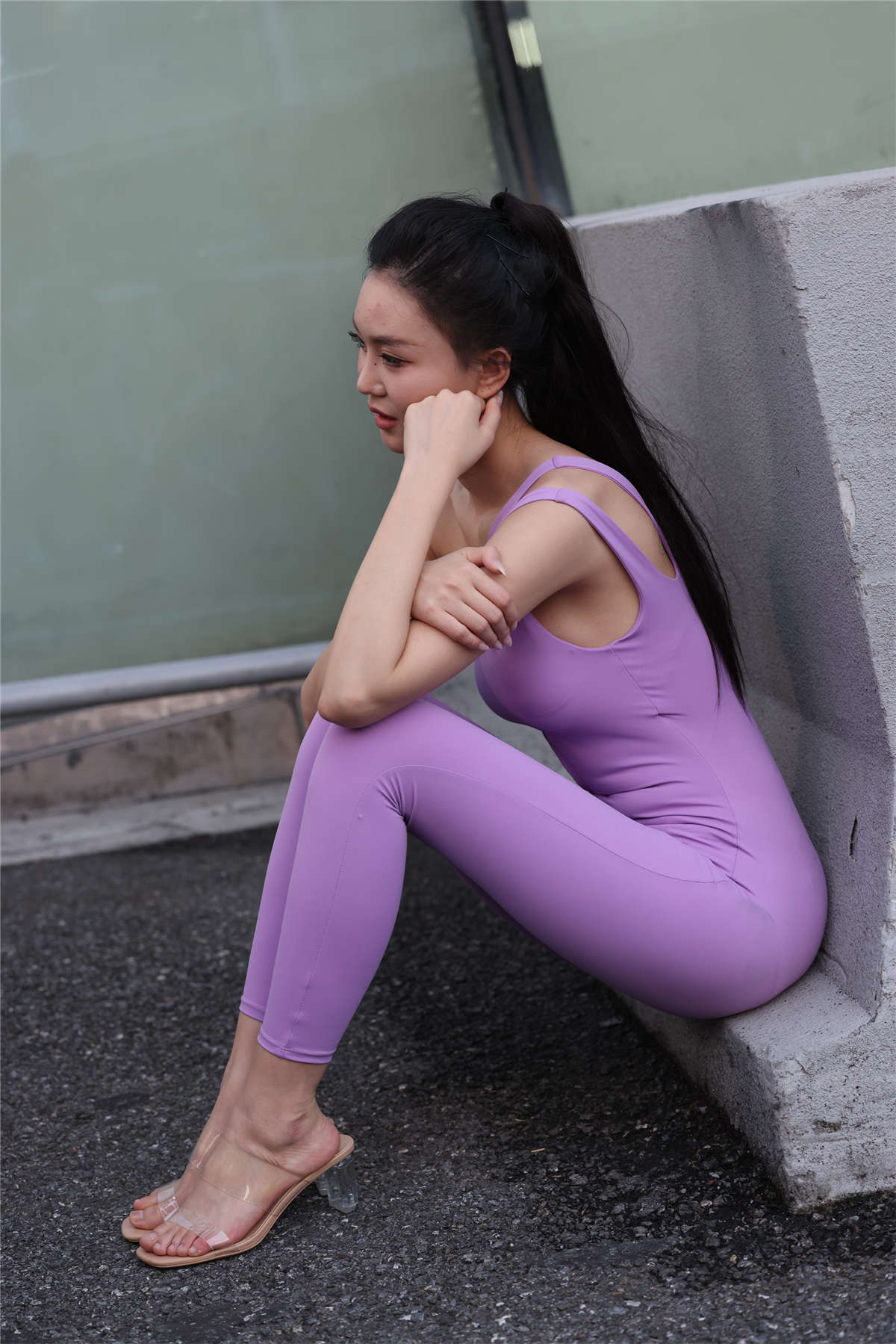 图片[2]-粉色连体衣-日更街拍