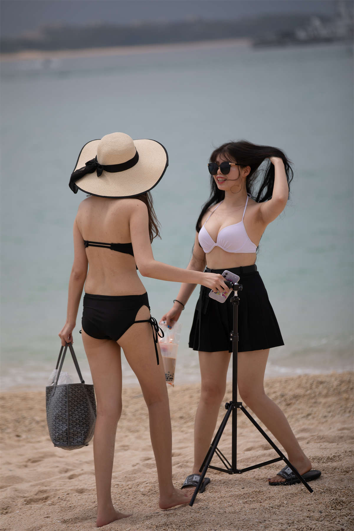 图片[2]-海滩上的美-日更街拍