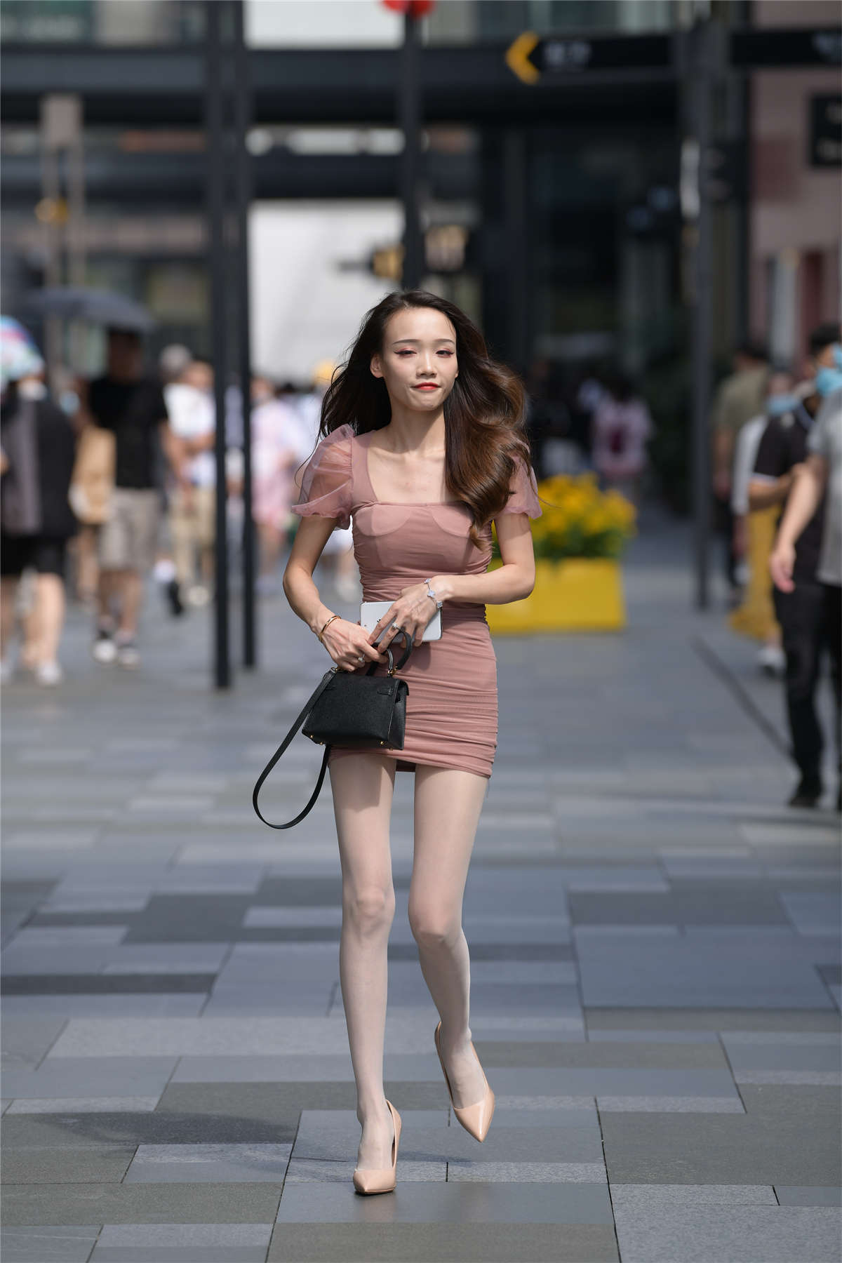 图片[2]-肉丝包臀裙-日更街拍