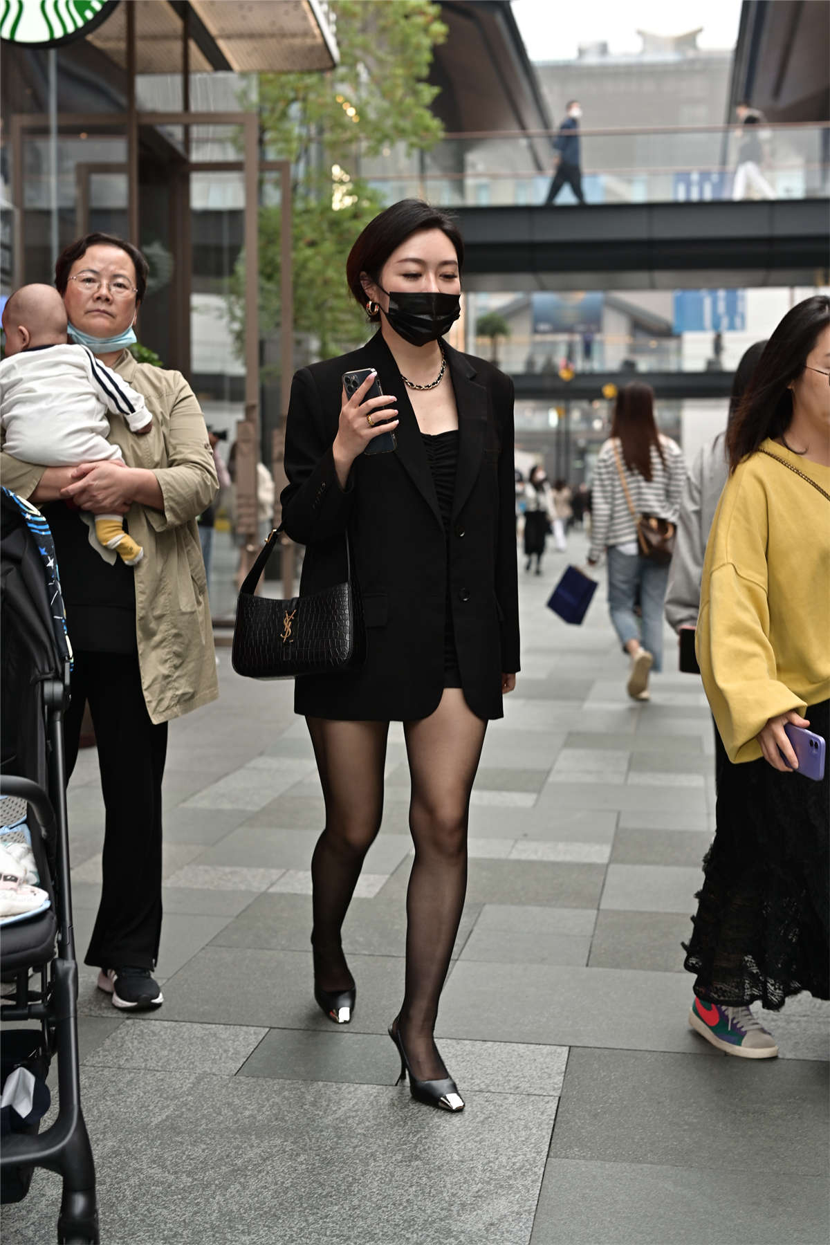 图片[2]-黑色系西装外套-日更街拍