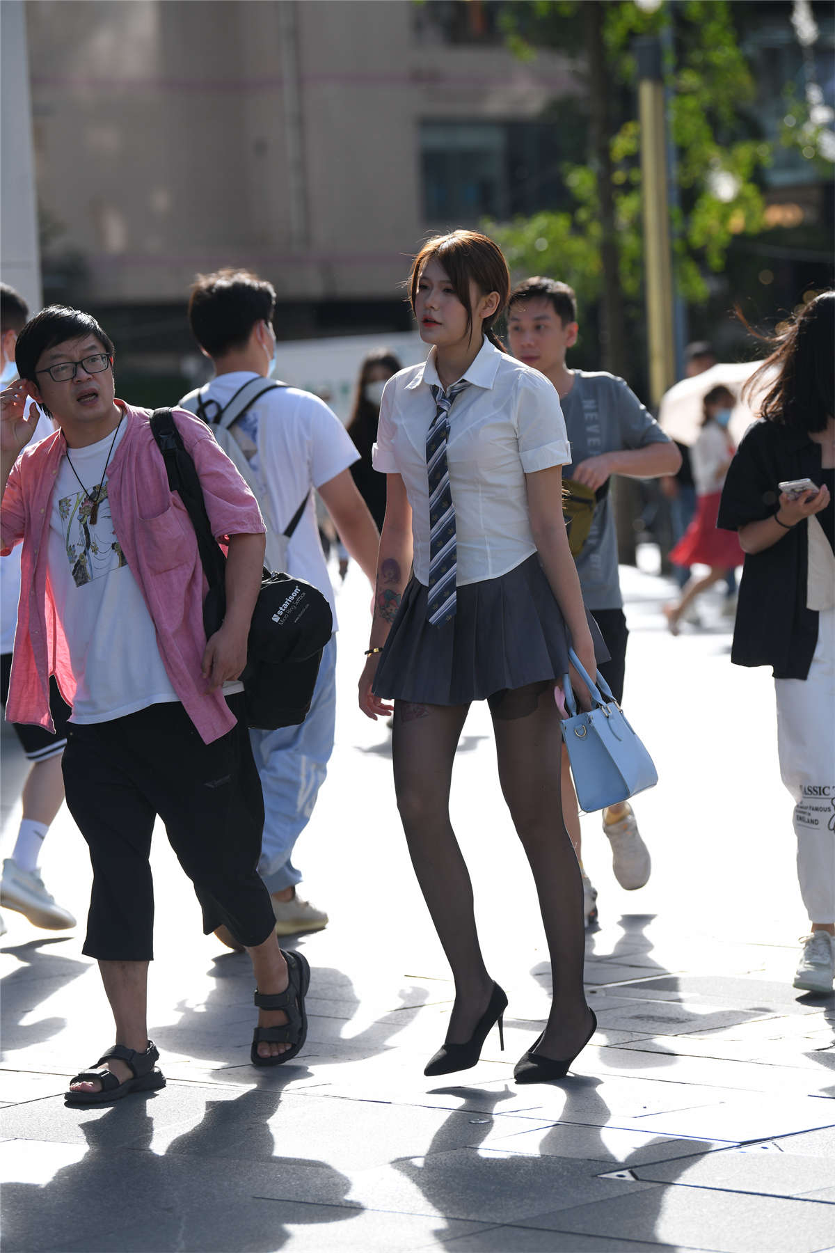 图片[2]-青春百褶裙-日更街拍