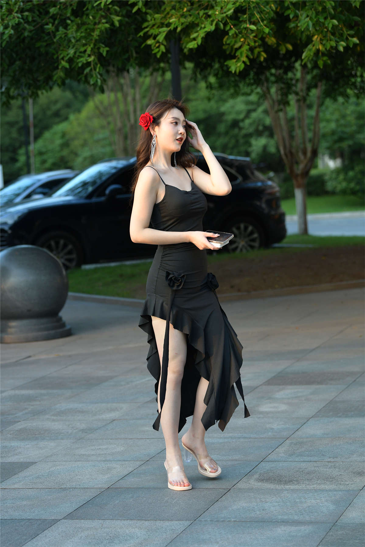 图片[2]-复古风长裙-日更街拍