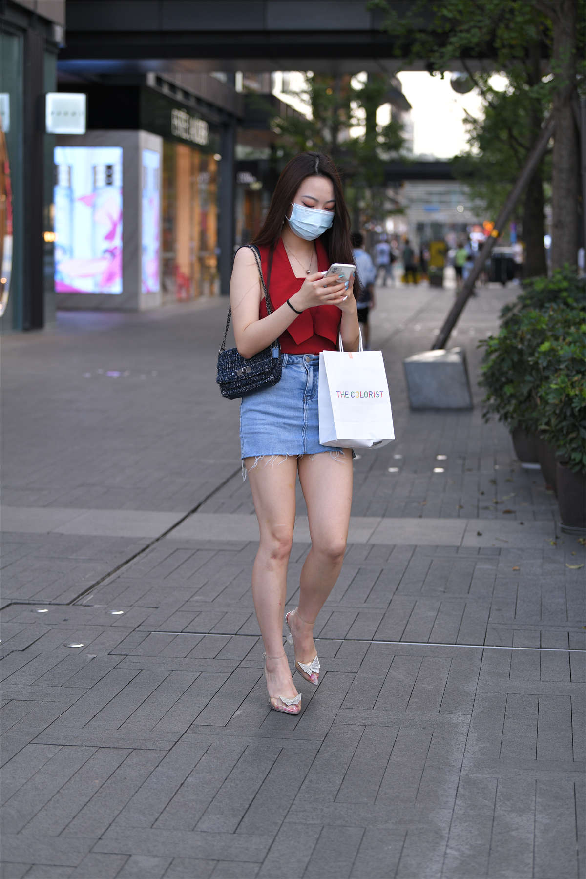 图片[2]-牛仔裙简单百搭-日更街拍