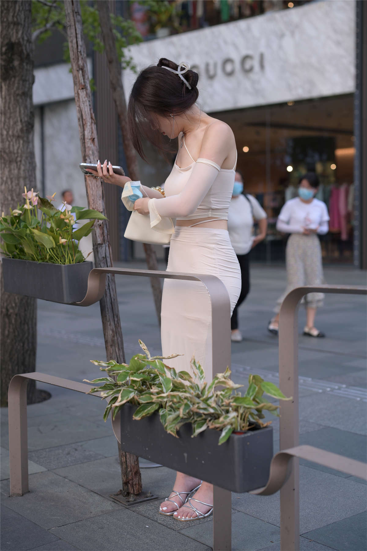图片[2]-韵味套装裙-日更街拍