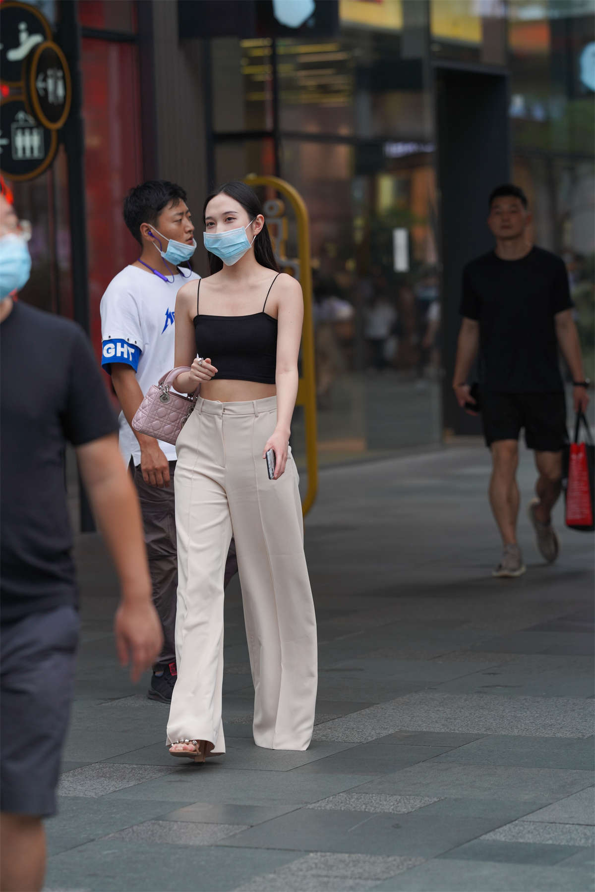 图片[2]-显瘦阔腿裤-日更街拍