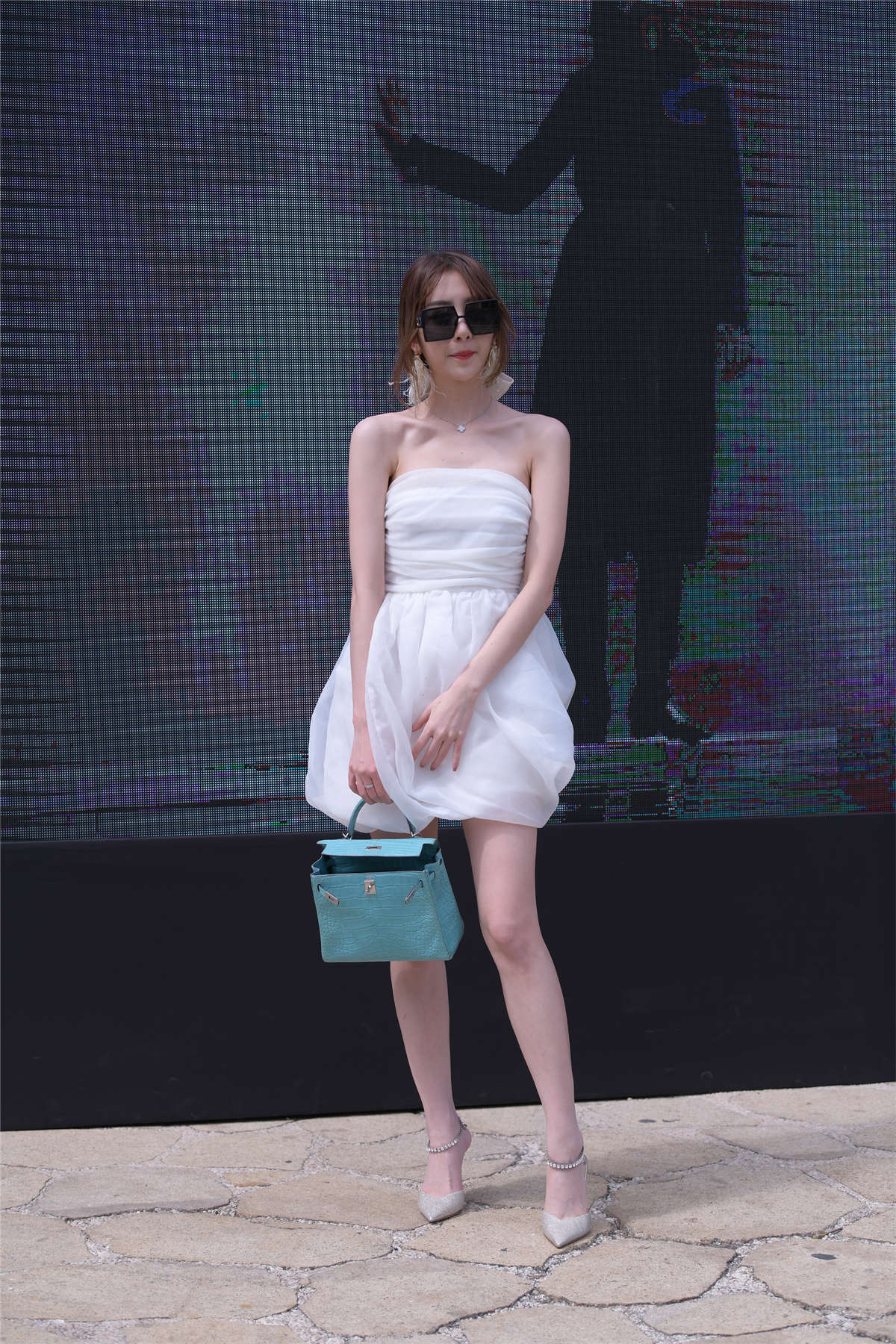 白色仙女裙-日更街拍