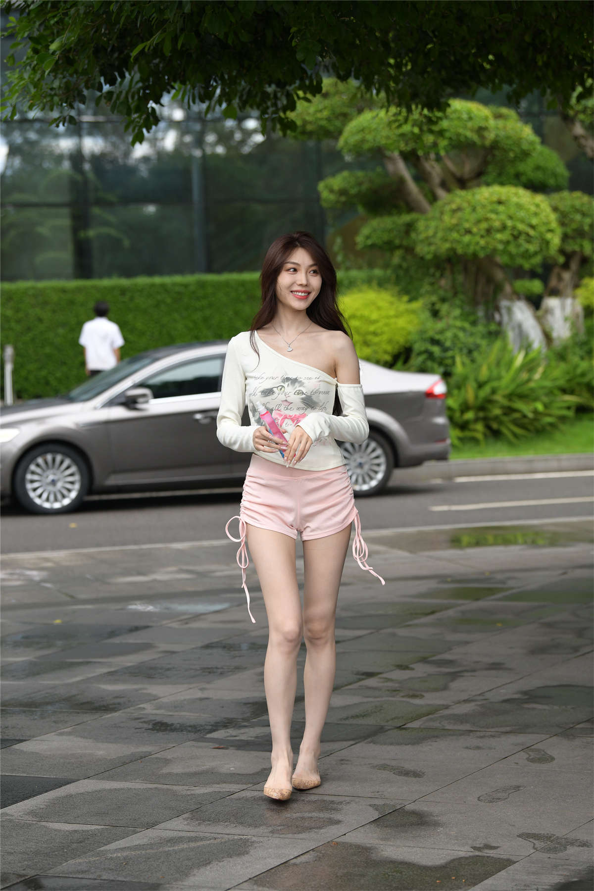 图片[2]-粉白青春美-日更街拍