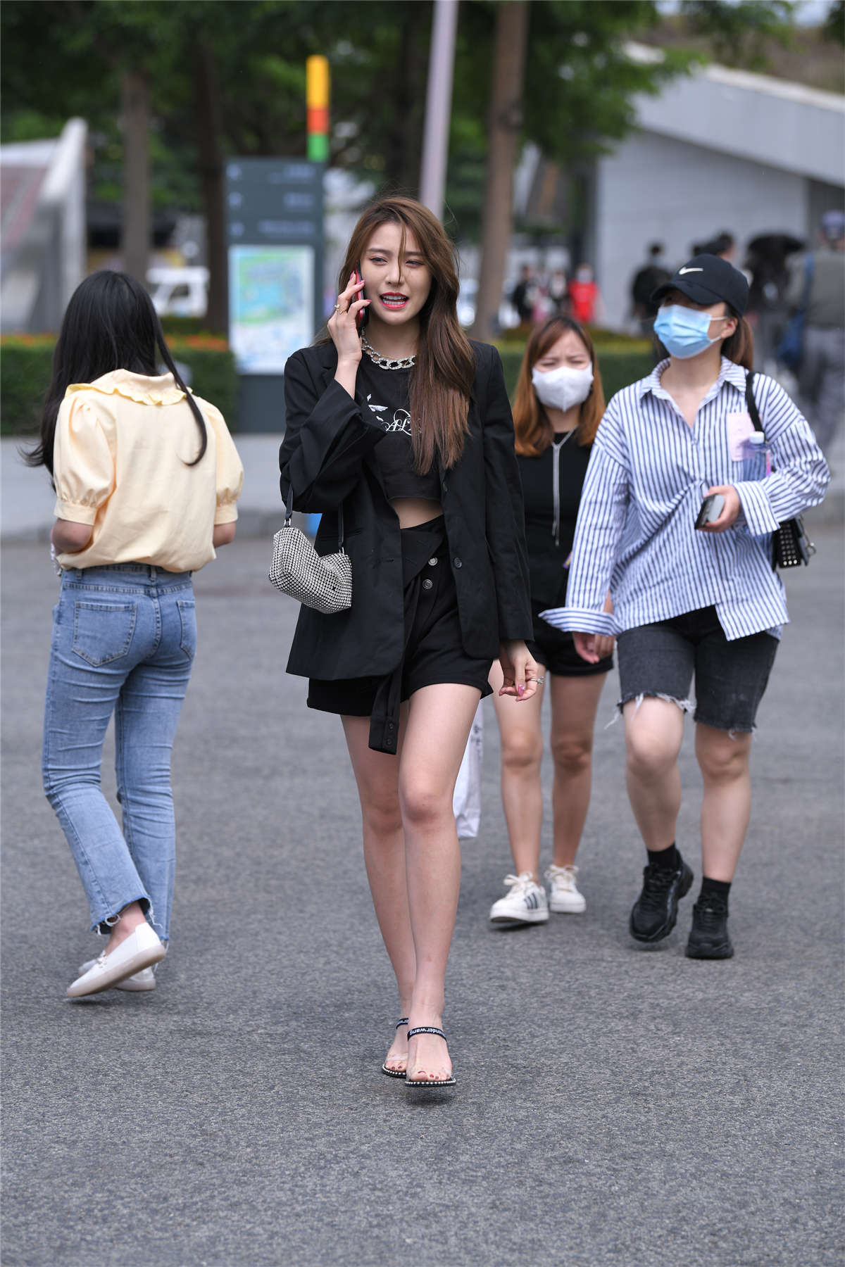 西装外套搭配-日更街拍