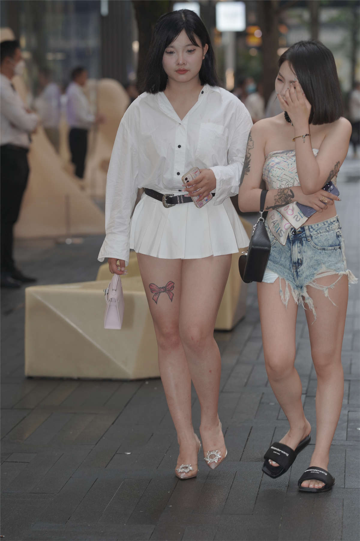 温婉衬衫裙-日更街拍