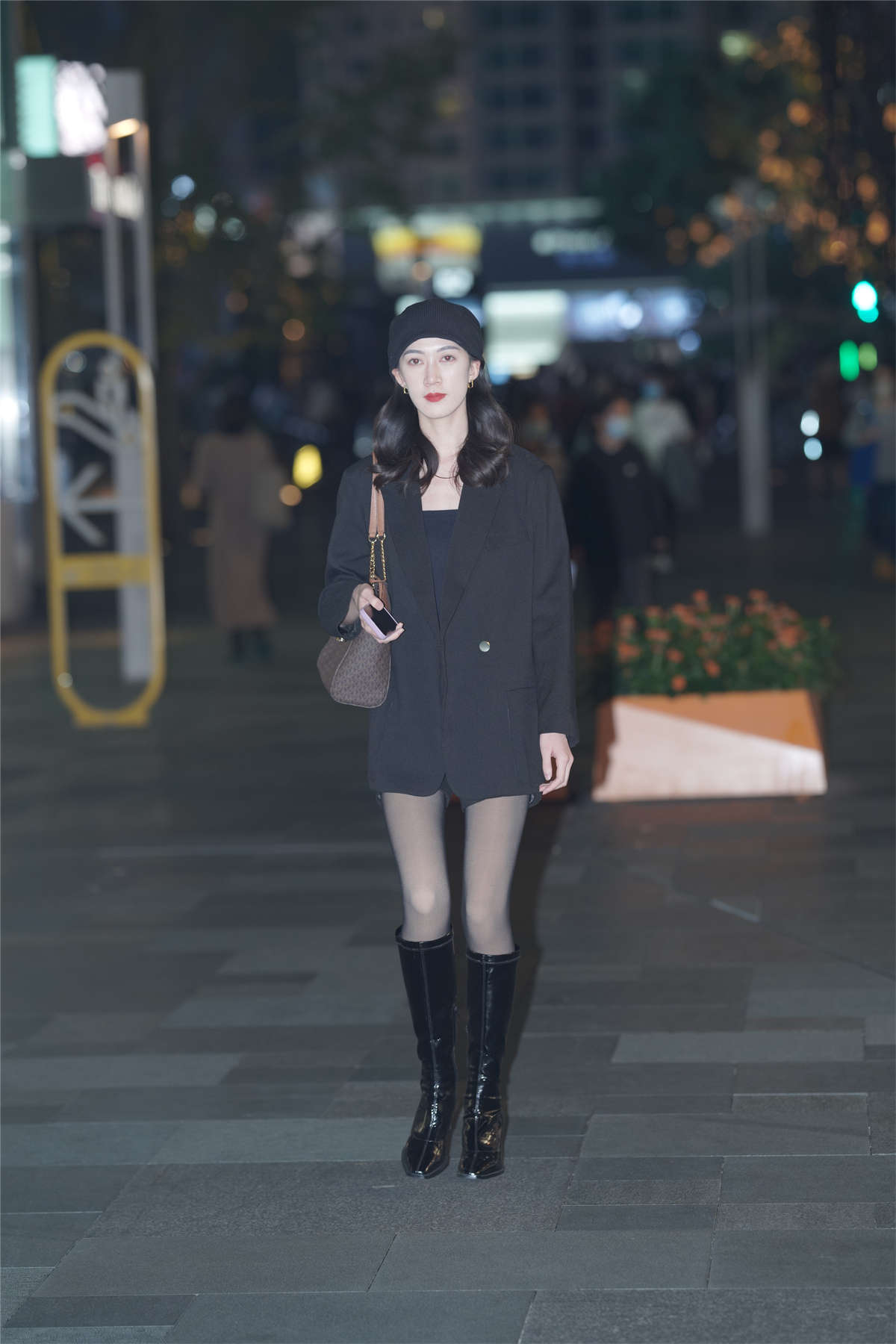 图片[2]-长靴西装外套-日更街拍