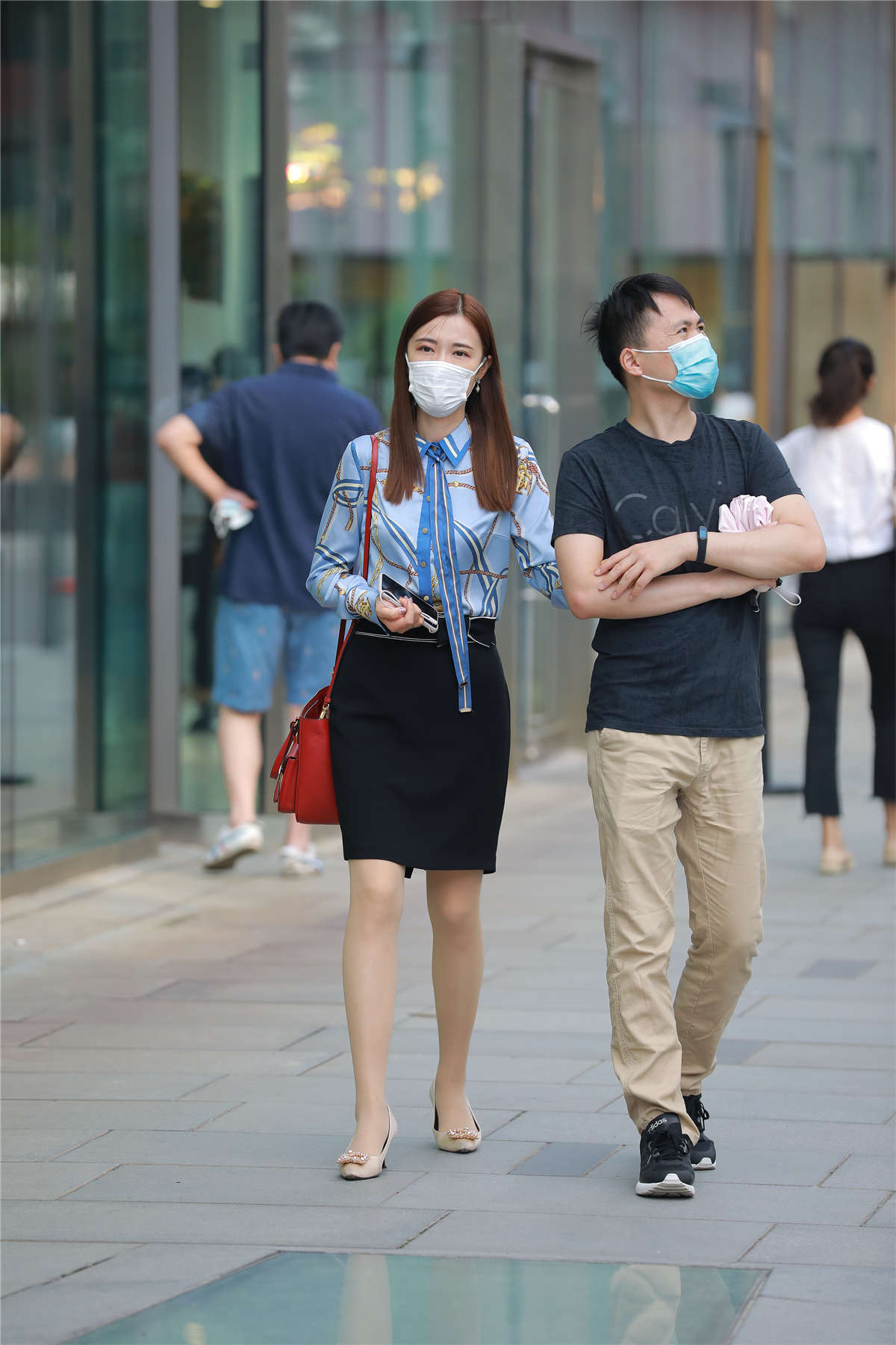四九城嘎子街拍作品 – 肉丝女友-日更街拍