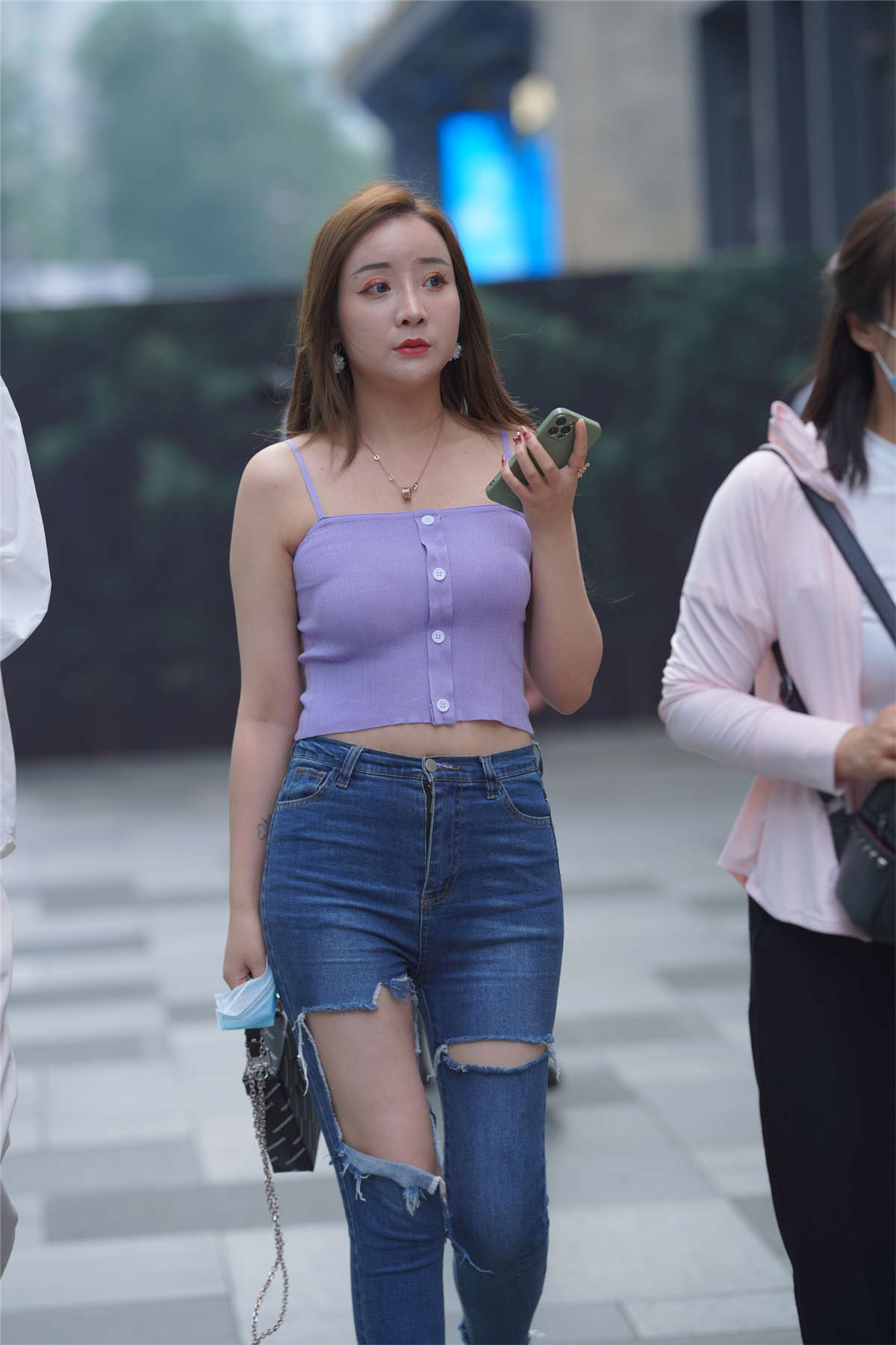 凯恩公爵街拍作品 紧牛美女1-日更街拍
