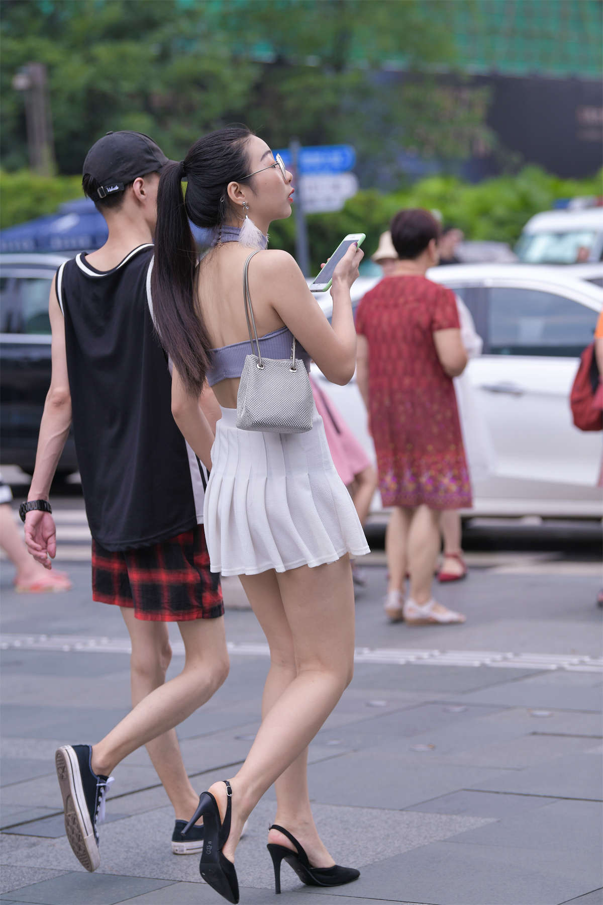 图片[2]-摄神街拍作品 – 性感女友，羡慕啊这样穿-日更街拍