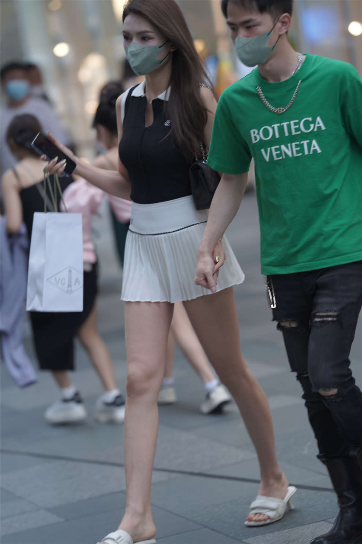 图片[2]-超短裙美腿-日更街拍