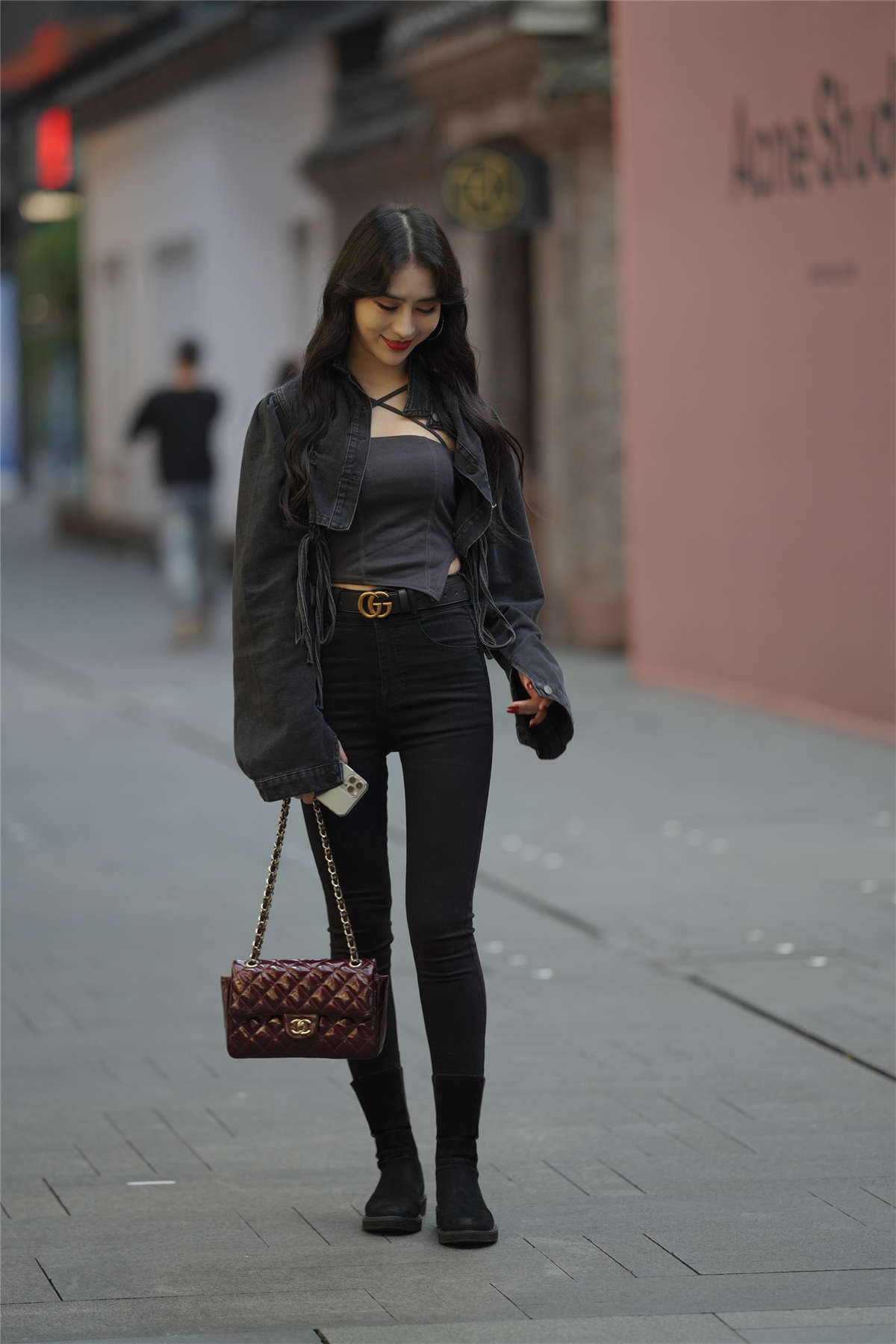 图片[2]-魅力短靴牛仔-日更街拍