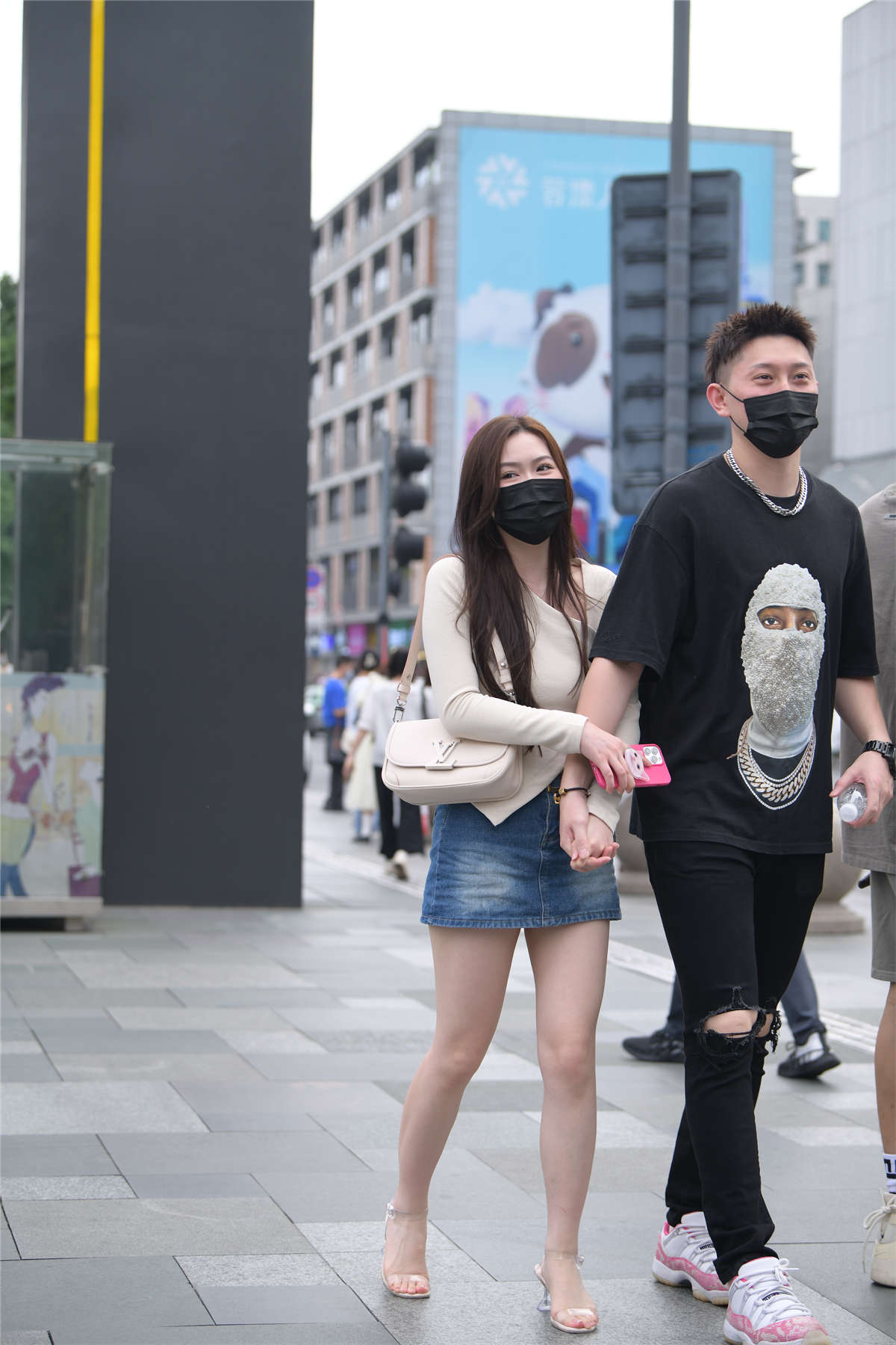 温婉牛仔裙-日更街拍