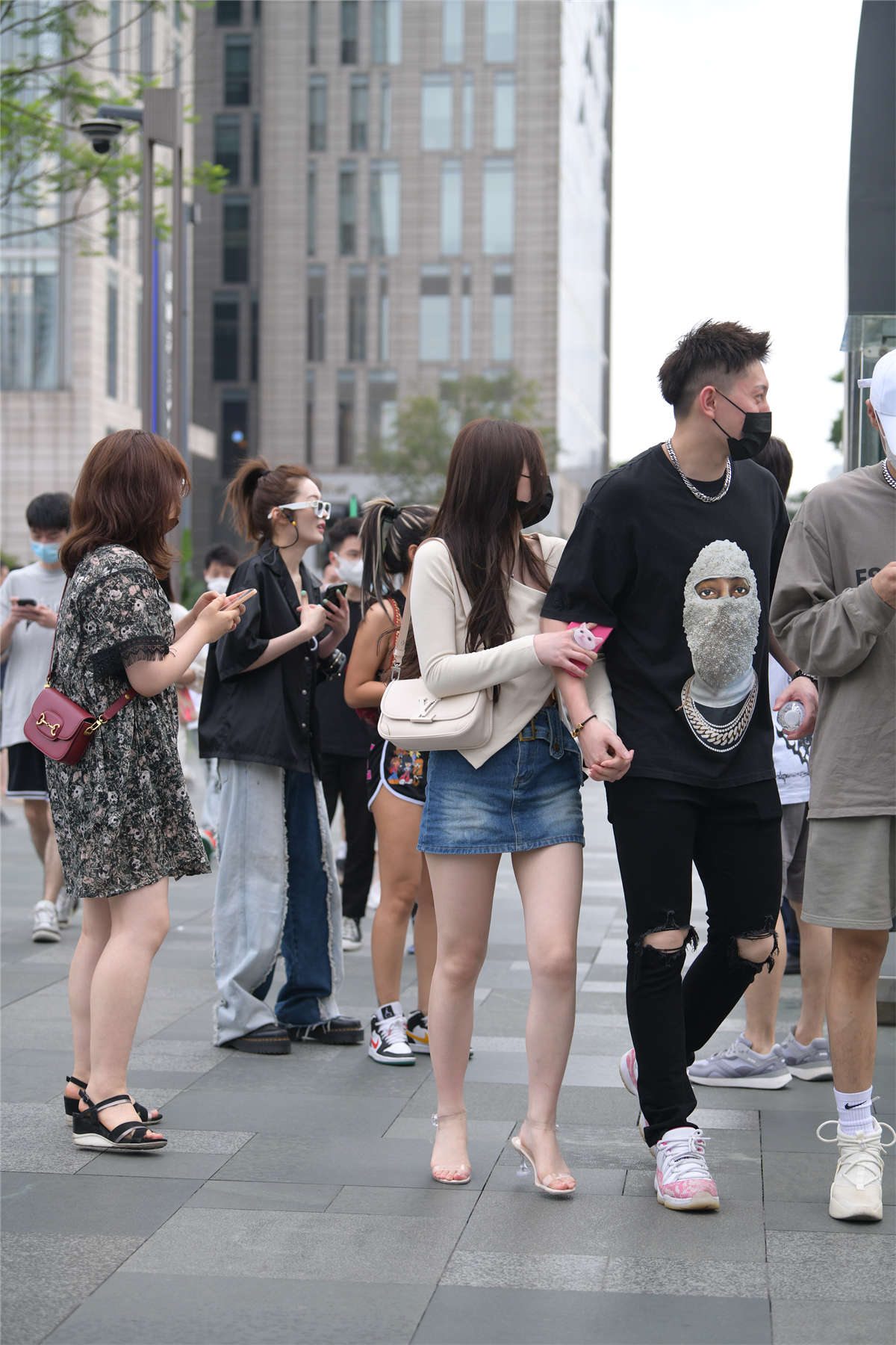 图片[2]-温婉牛仔裙-日更街拍