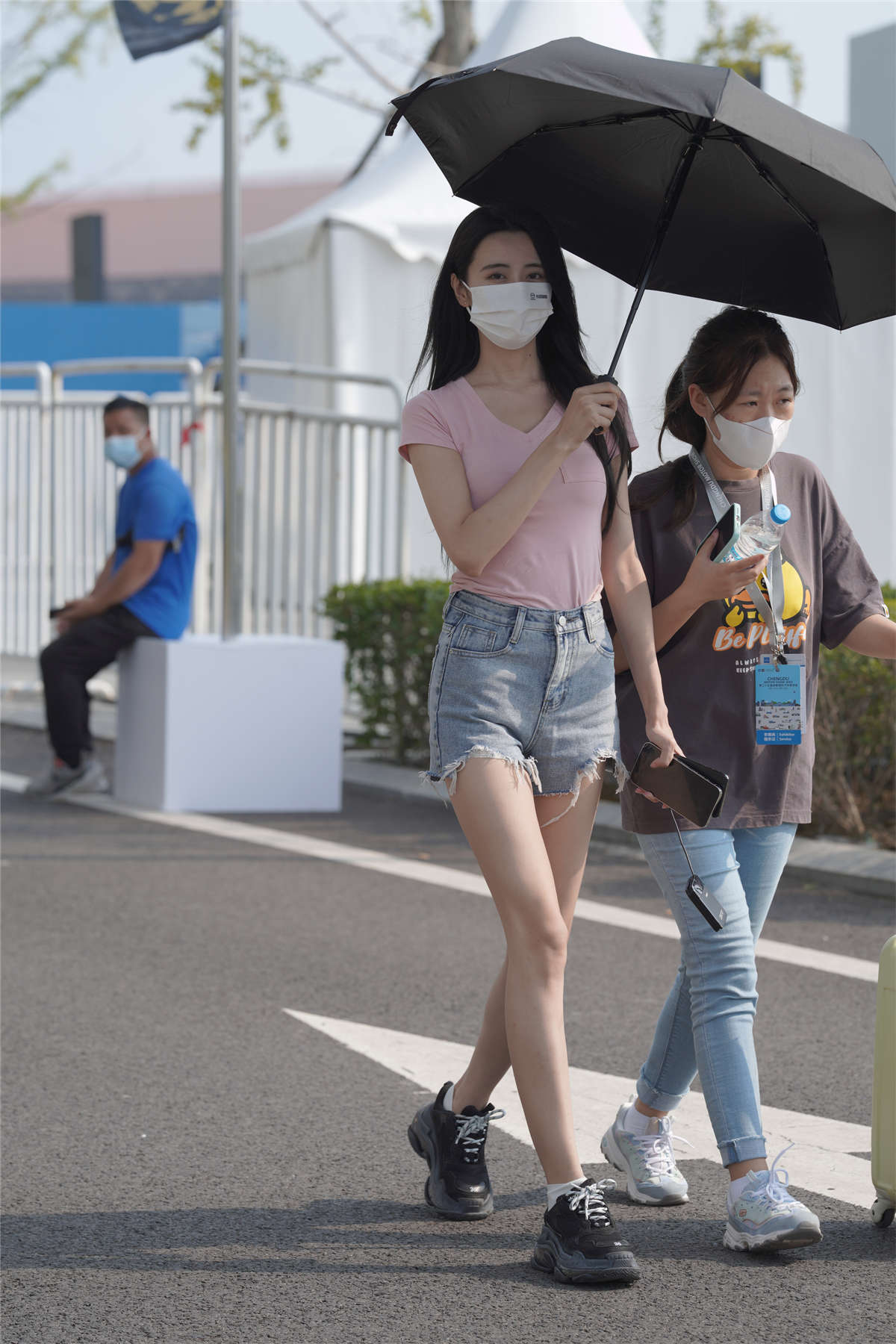 高挑甜美可爱-日更街拍