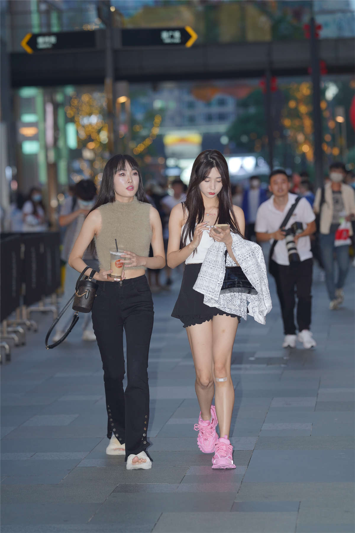 图片[2]-清秀美丽姐妹-日更街拍