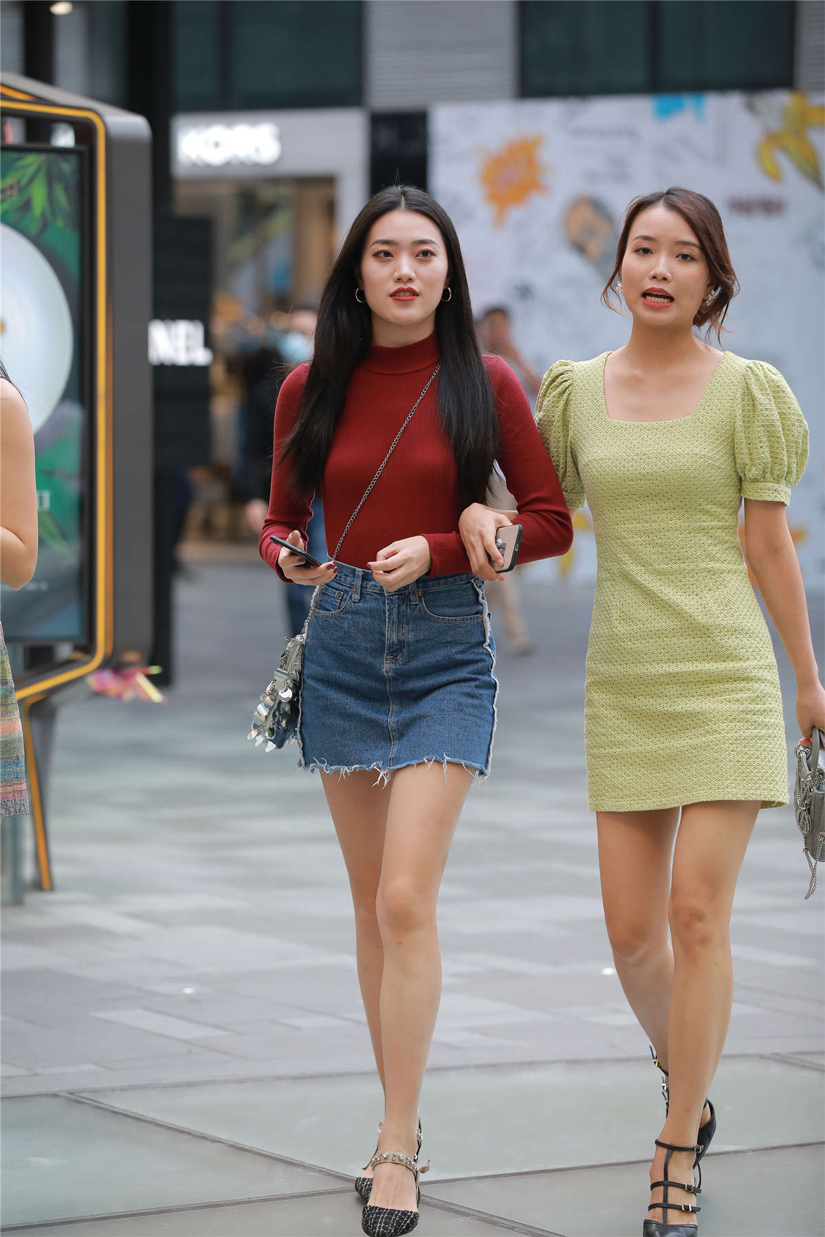 图片[2]-牛仔裙修身百搭-日更街拍