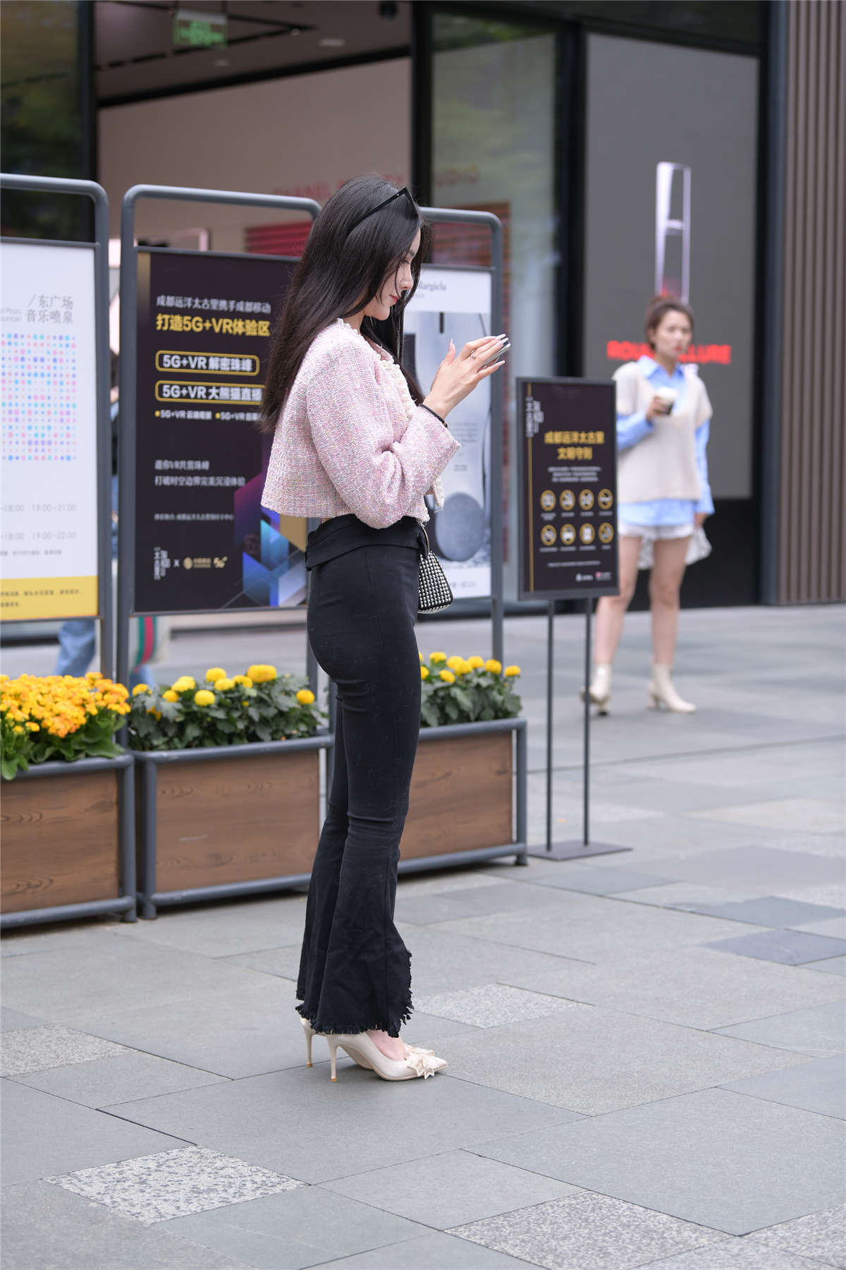 甜美优雅小香风-日更街拍