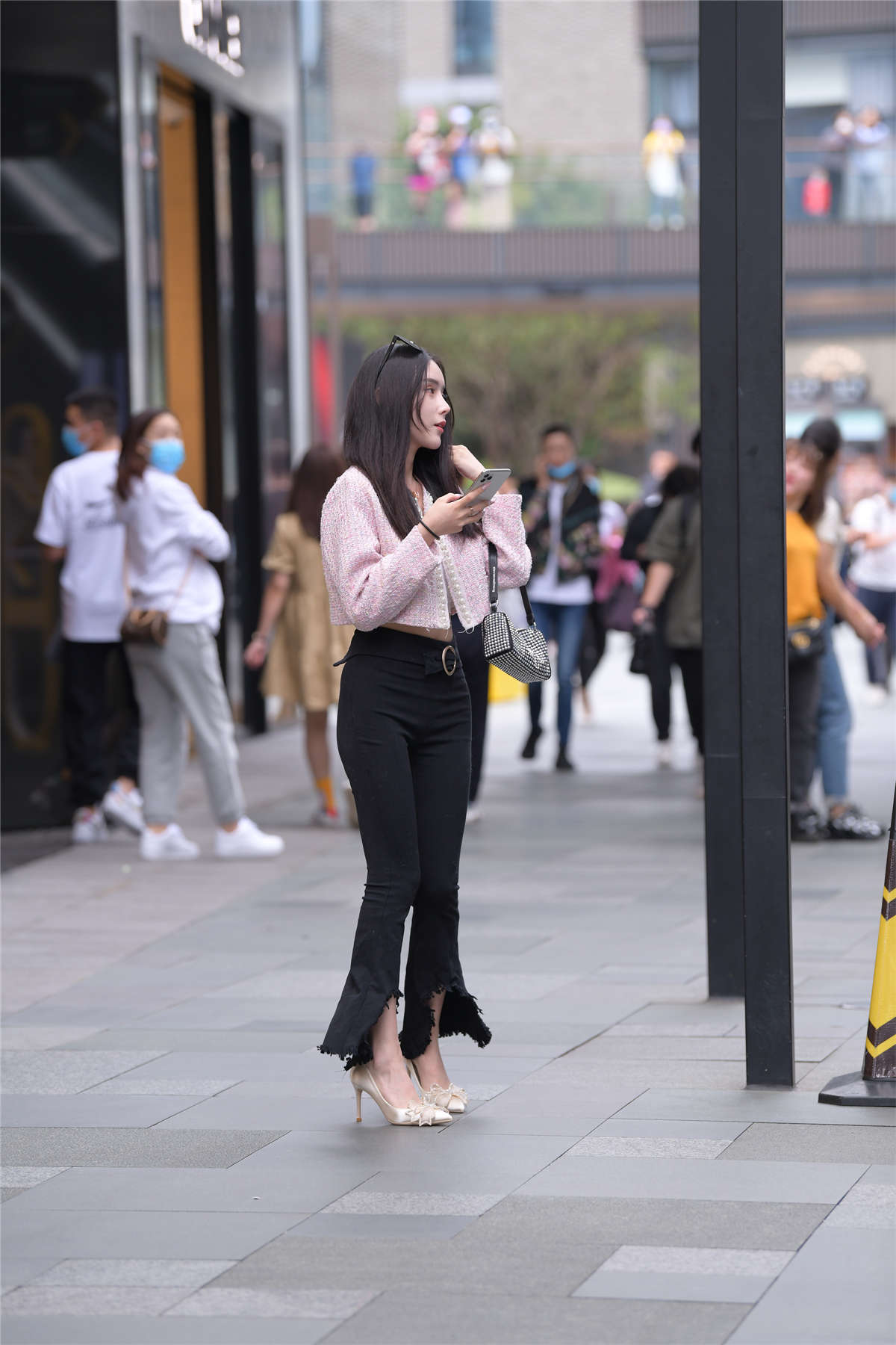 图片[2]-甜美优雅小香风-日更街拍