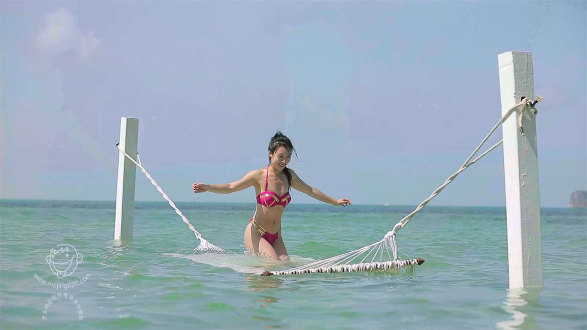 苏梅岛旅拍 盛夏 紫红比基尼-S5-日更街拍