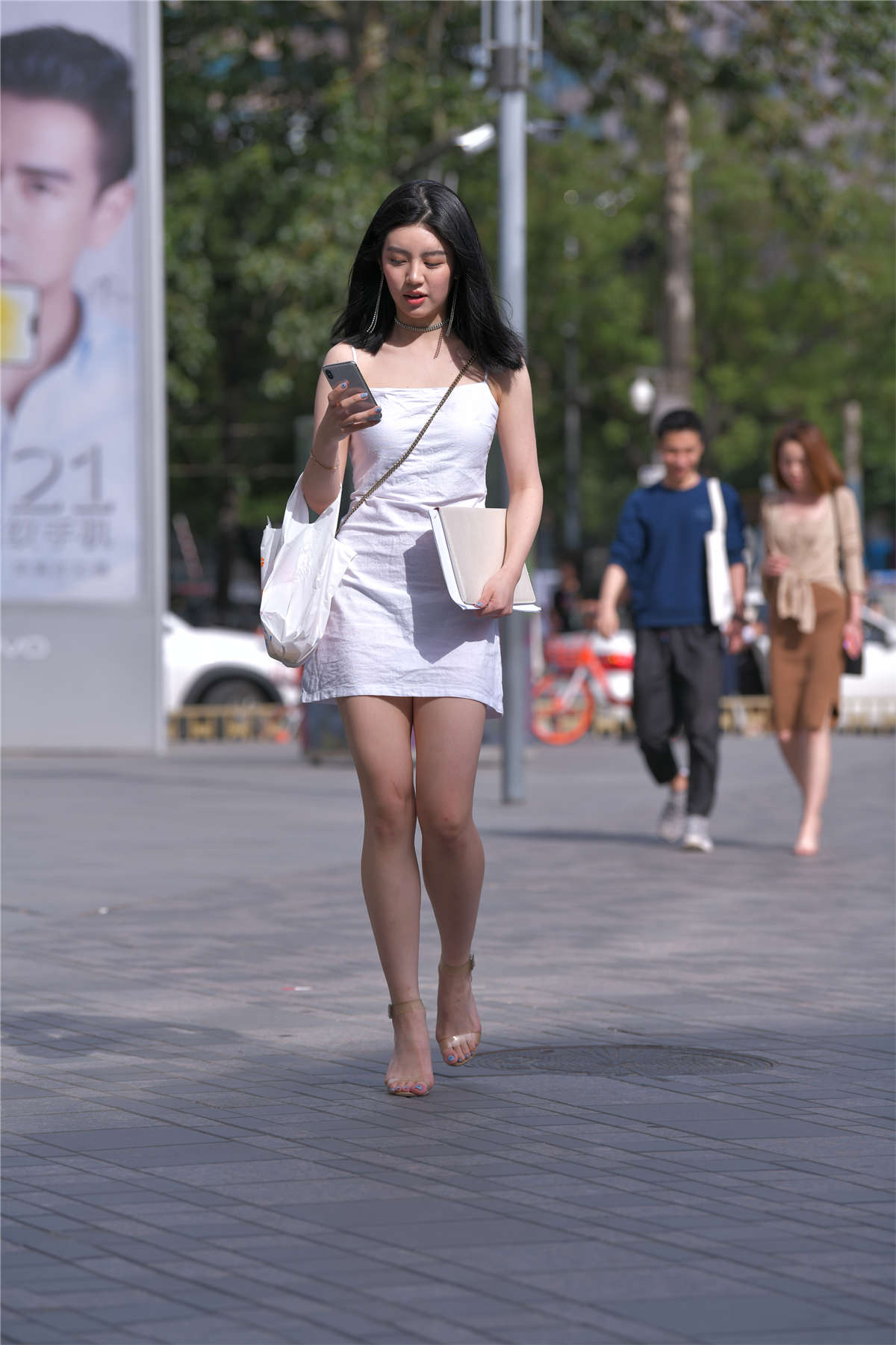 图片[2]-白色套装裙-日更街拍