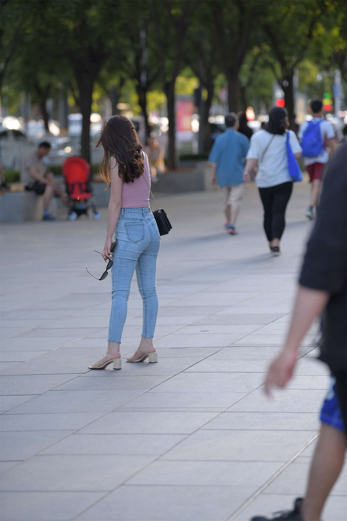 图片[2]-清纯动人粉色系-日更街拍