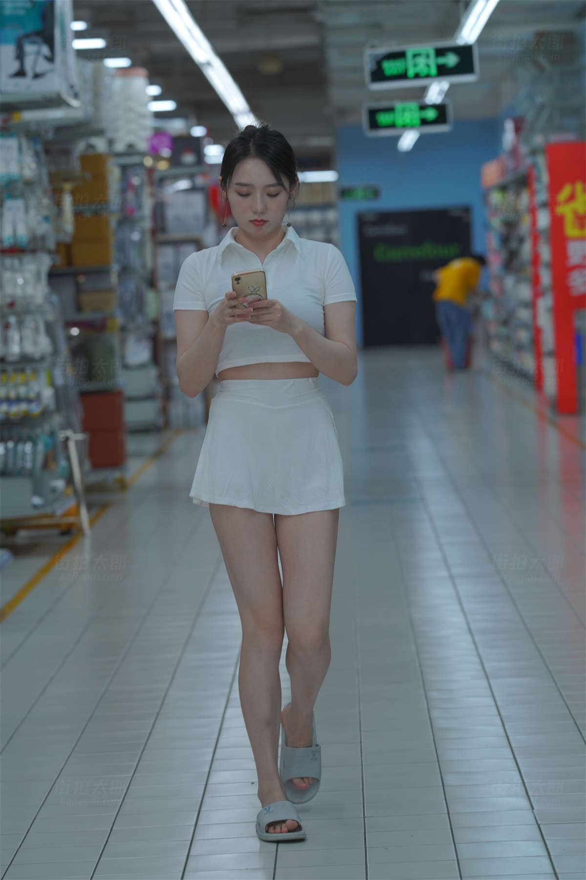 图片[2]-白色系甜美可爱-日更街拍