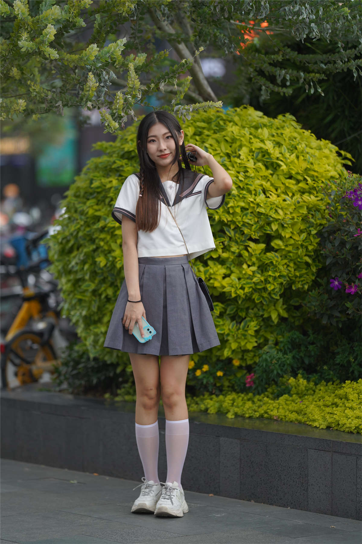 图片[2]-甜美可爱百褶裙-日更街拍