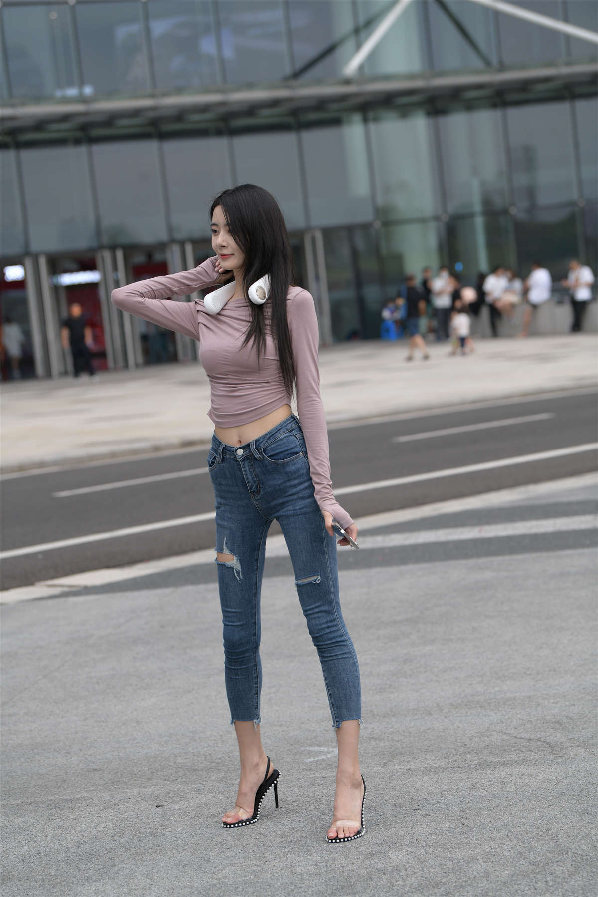 图片[2]-牛仔裤魅力百搭-日更街拍