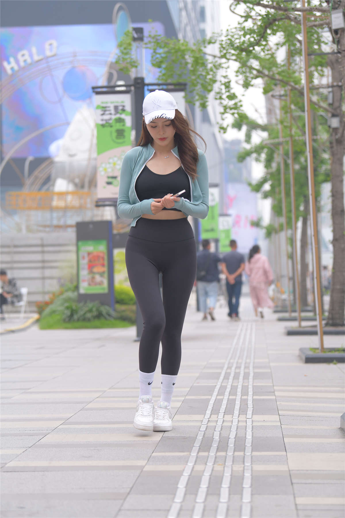 图片[2]-[魔镜原创摄影]一始街拍作品 性感黑色瑜伽-日更街拍