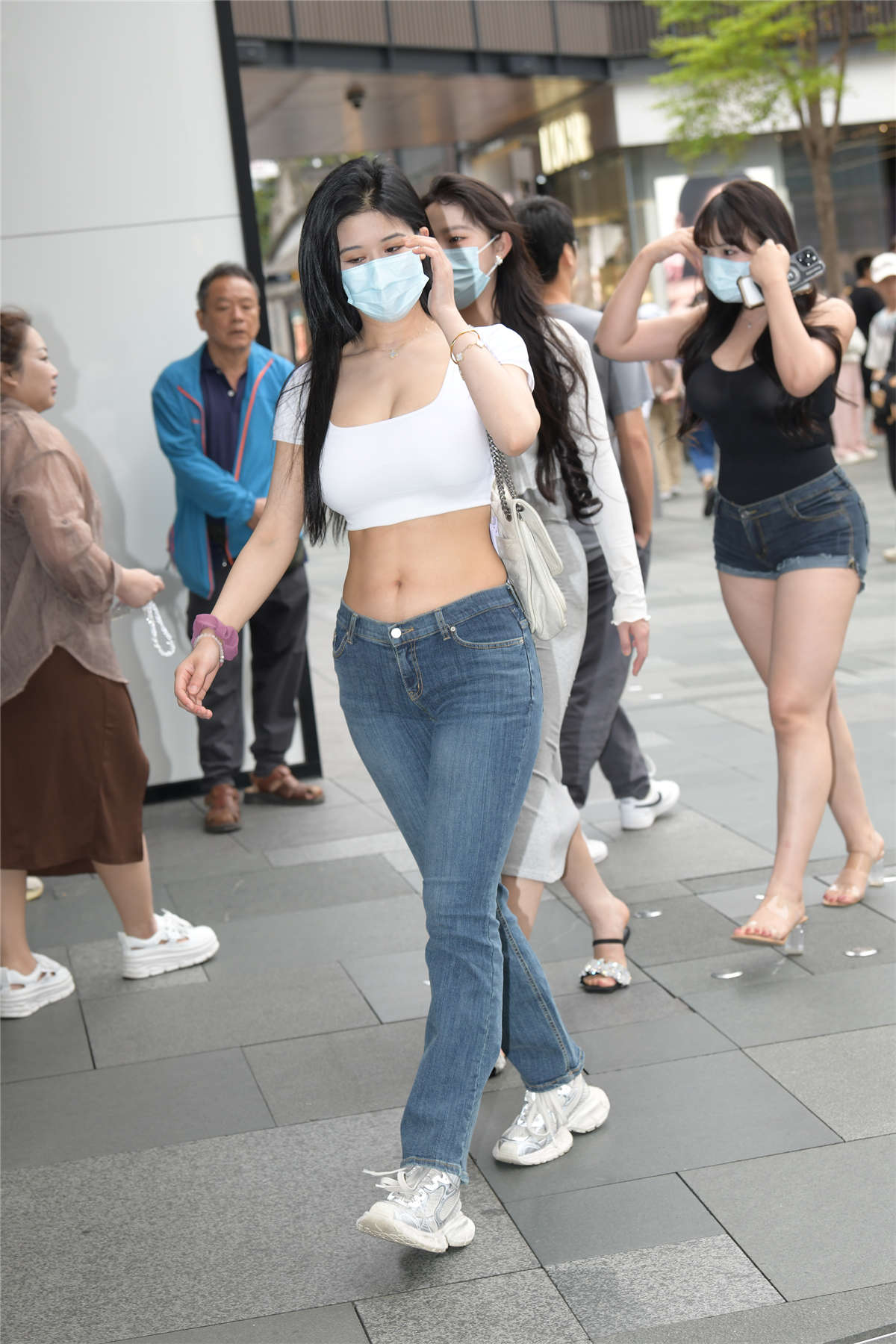 图片[2]-小蛮腰牛仔裤-日更街拍