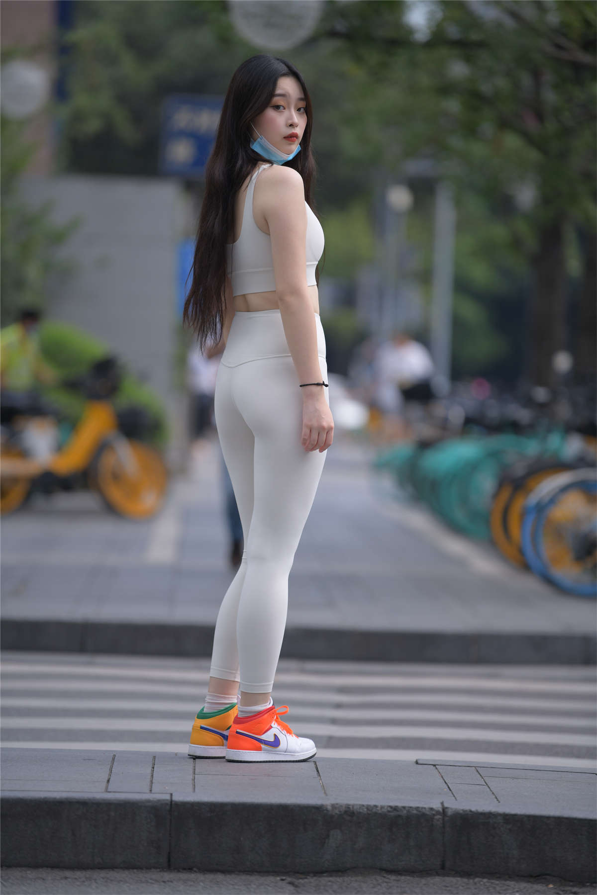 图片[2]-[魔镜原创摄影]红石模拍作品 裸色瑜伽裤美女-日更街拍