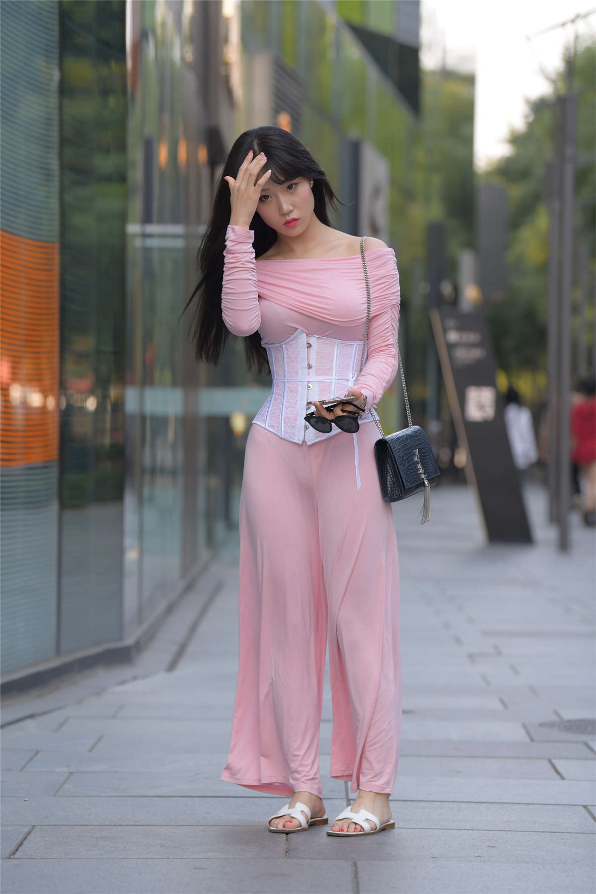 青春靓丽粉色系-日更街拍