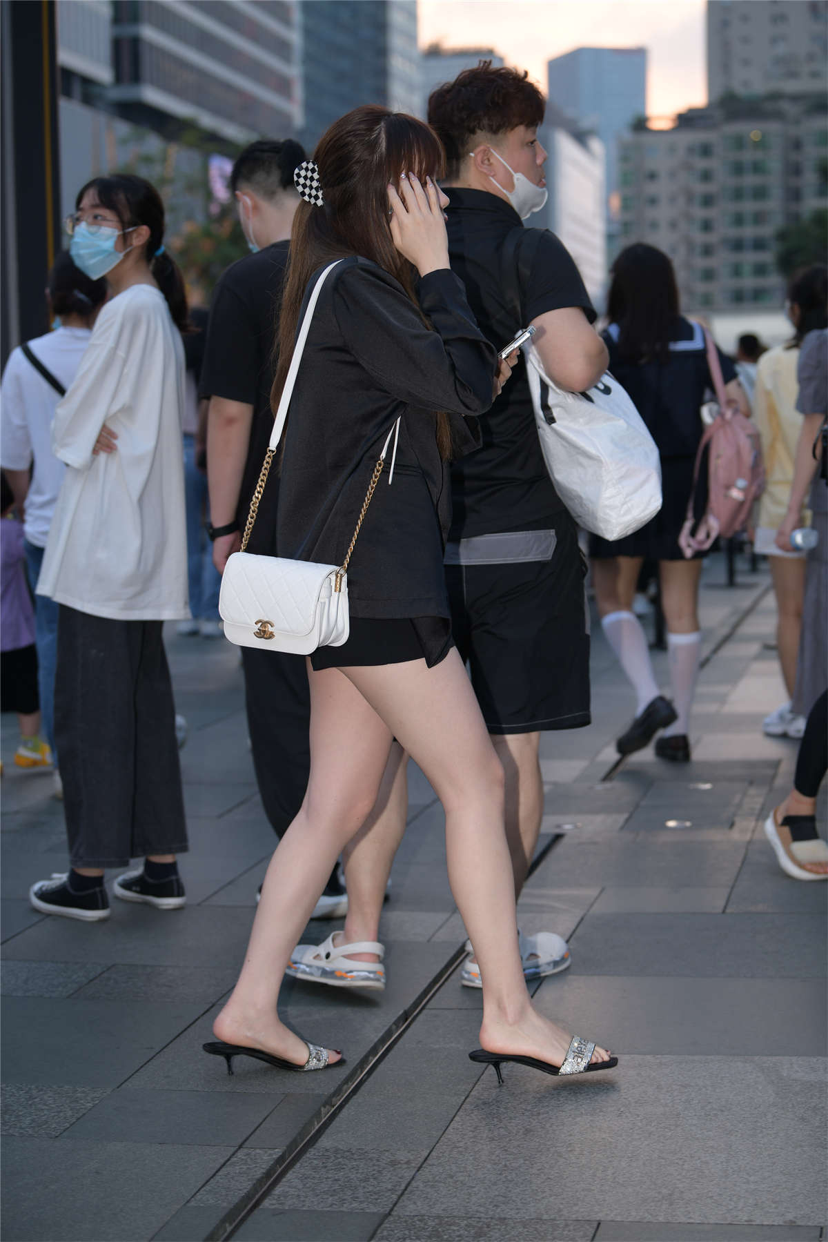 长西装简单显腿-日更街拍