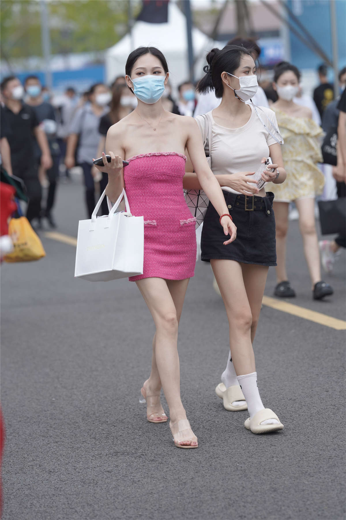 图片[2]-青春甜美粉色系-日更街拍