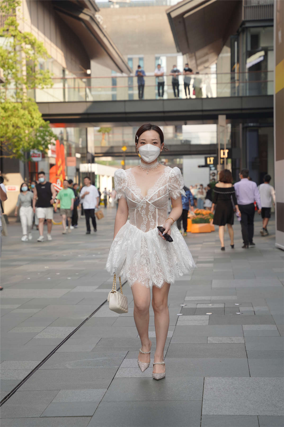 图片[2]-白色纱裙-日更街拍