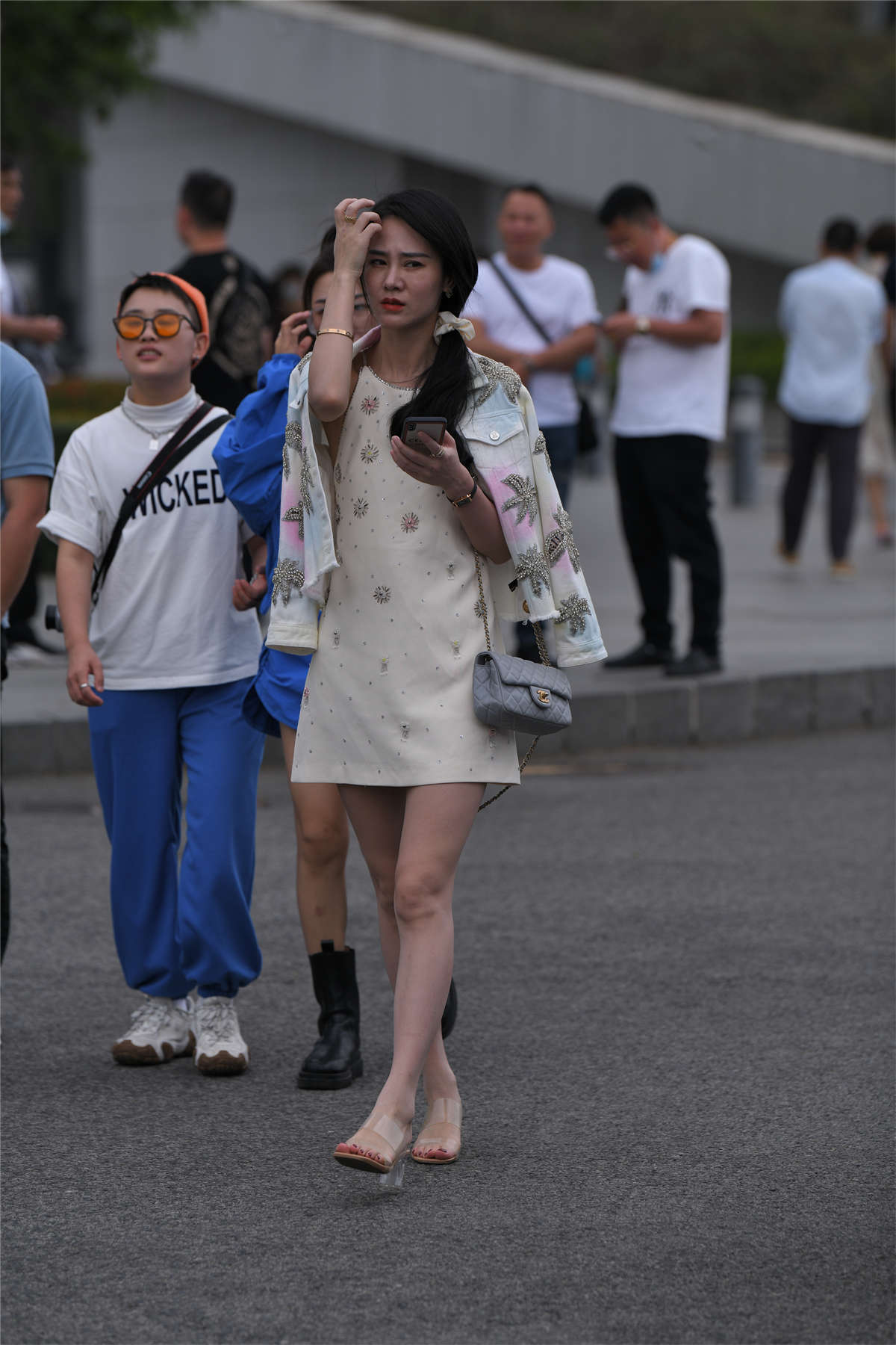 图片[2]-炫彩牛仔外套-日更街拍