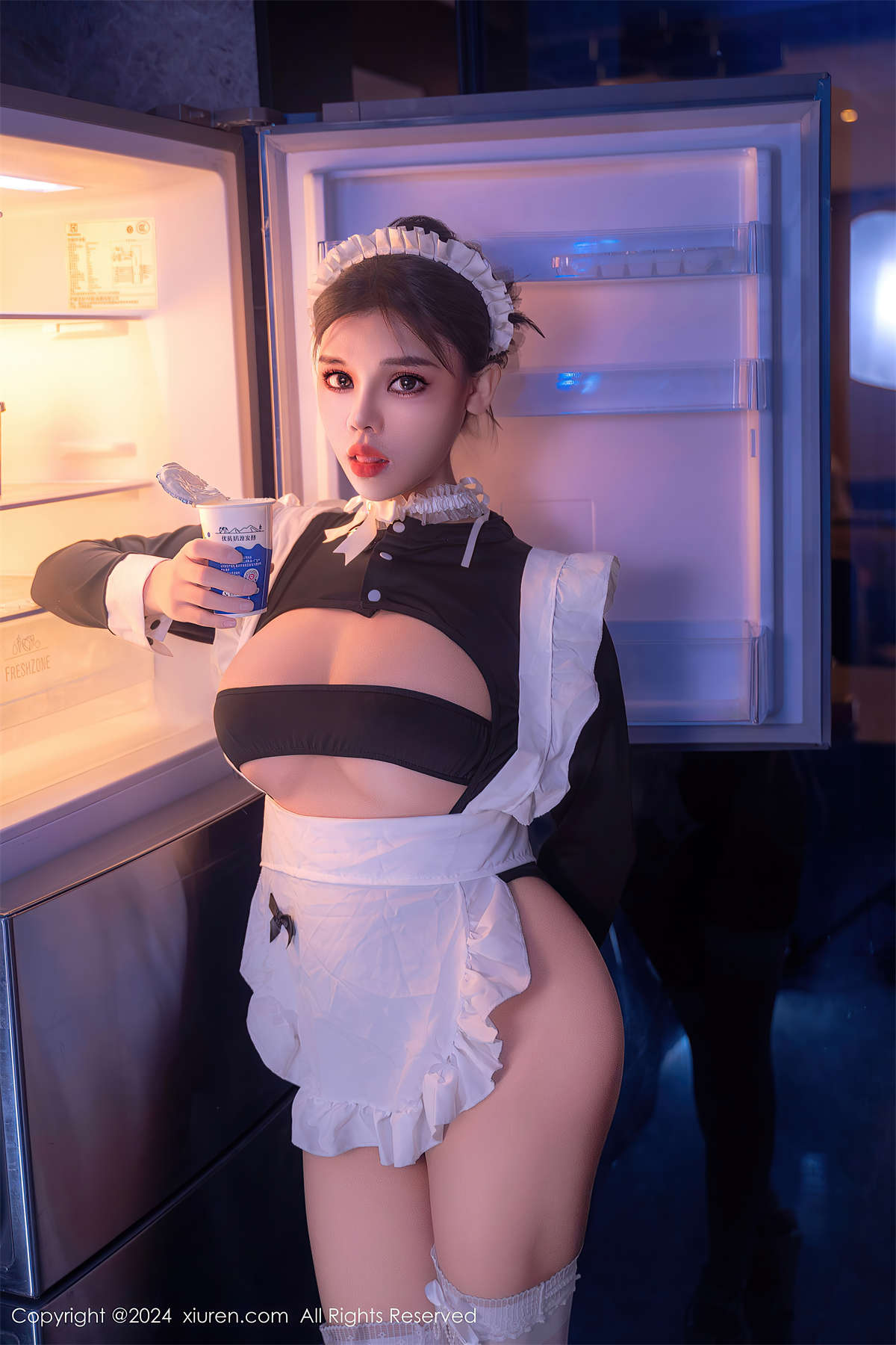 图片[2]-Xiuren秀人网 2024.08.05 NO.8966 小童颜-日更街拍