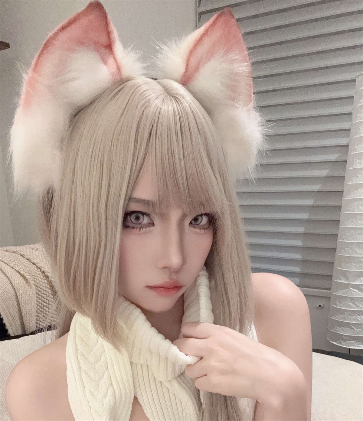 图片[2]-高产型Coser-二佐Nisa 白猫自拍2.0-日更街拍