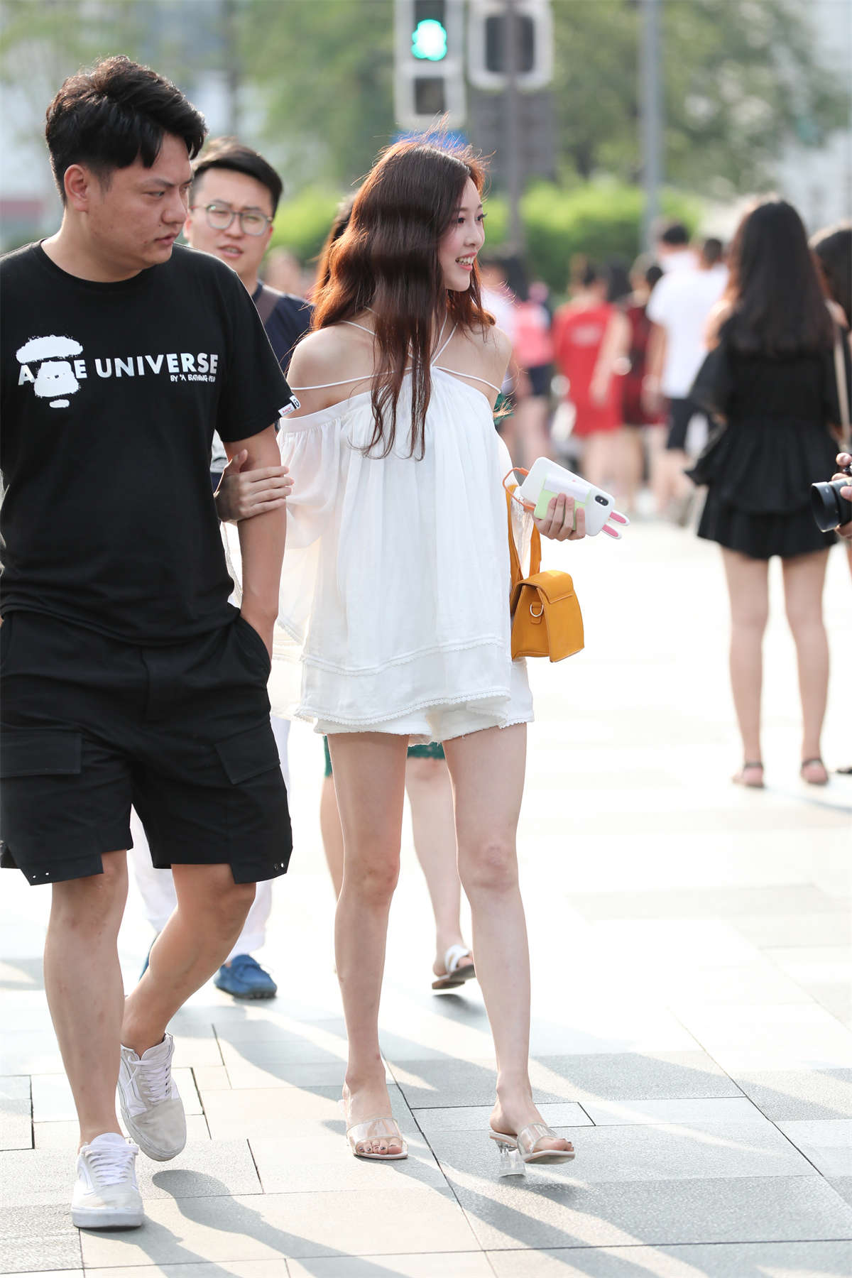 图片[2]-【辉辉赛贴-第二十九贴】白衣美腿女神小姐姐-日更街拍