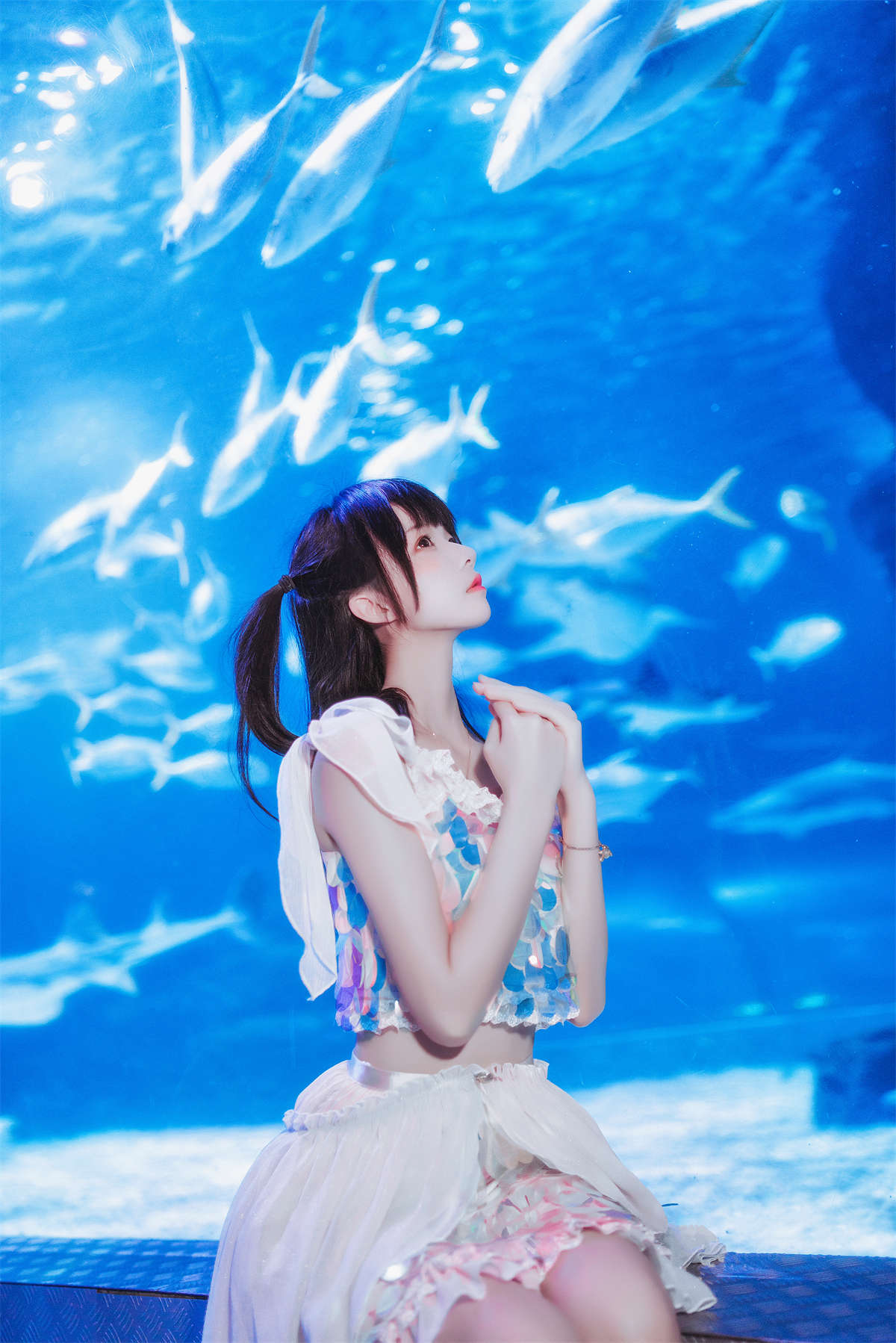桜桃喵 – 水族馆-日更街拍