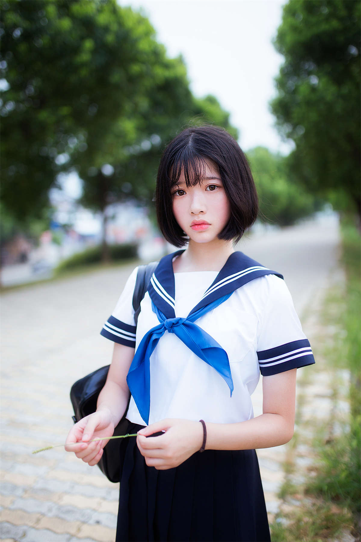 风之领域 NO.162 可爱的水手服-日更街拍