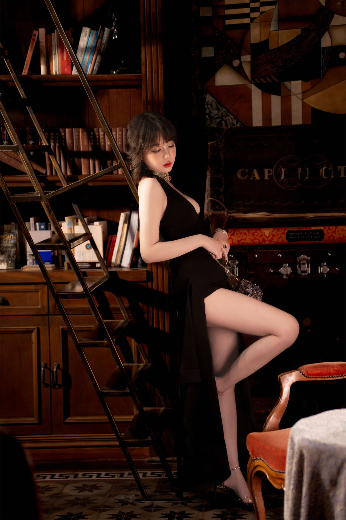 图片[2]-YITUYU艺图语 2025.04.21 魔法图书馆 Disexi思宁-日更街拍