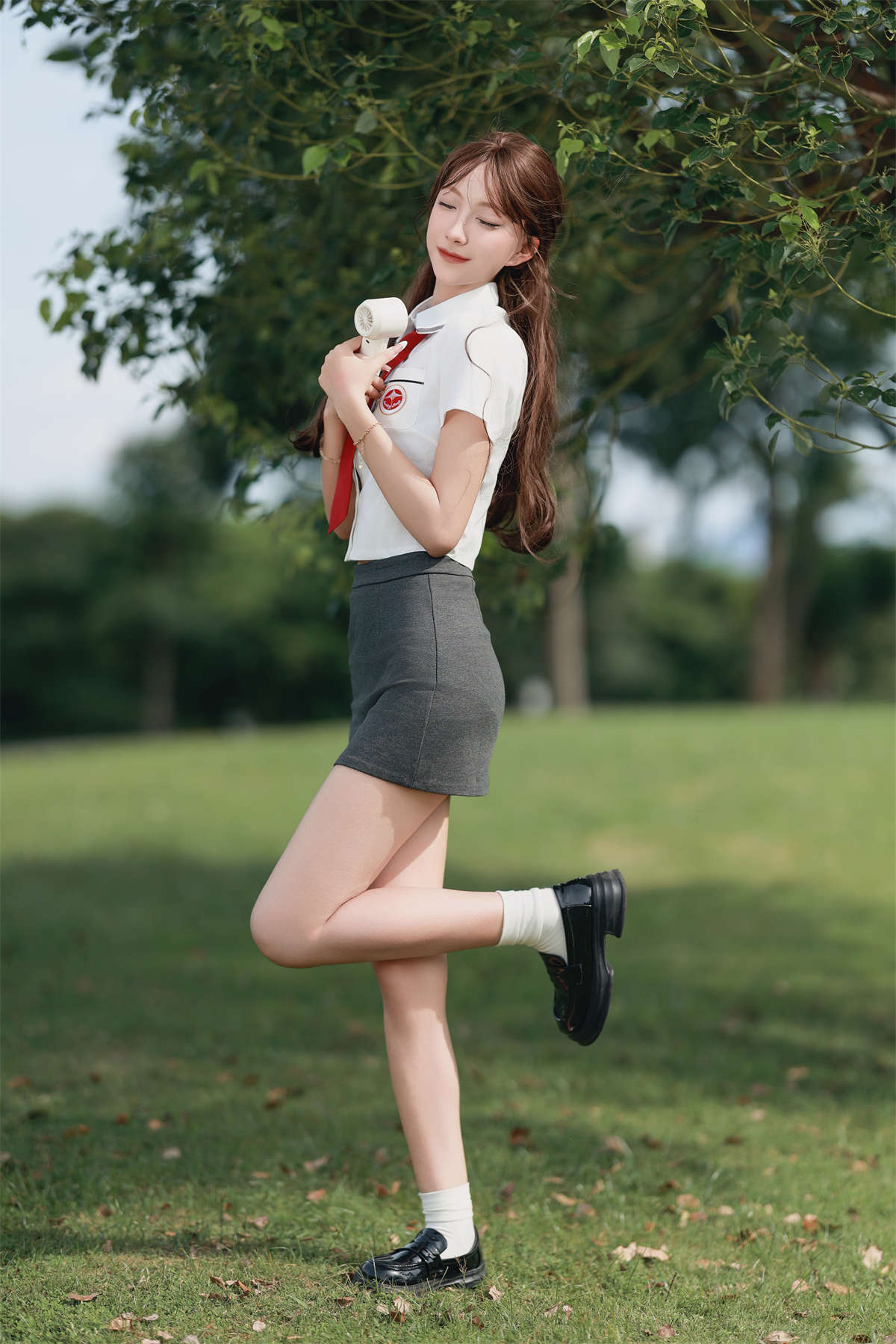 YITUYU艺图语 2024.09.08 韩式JK女孩 粥粥插图1