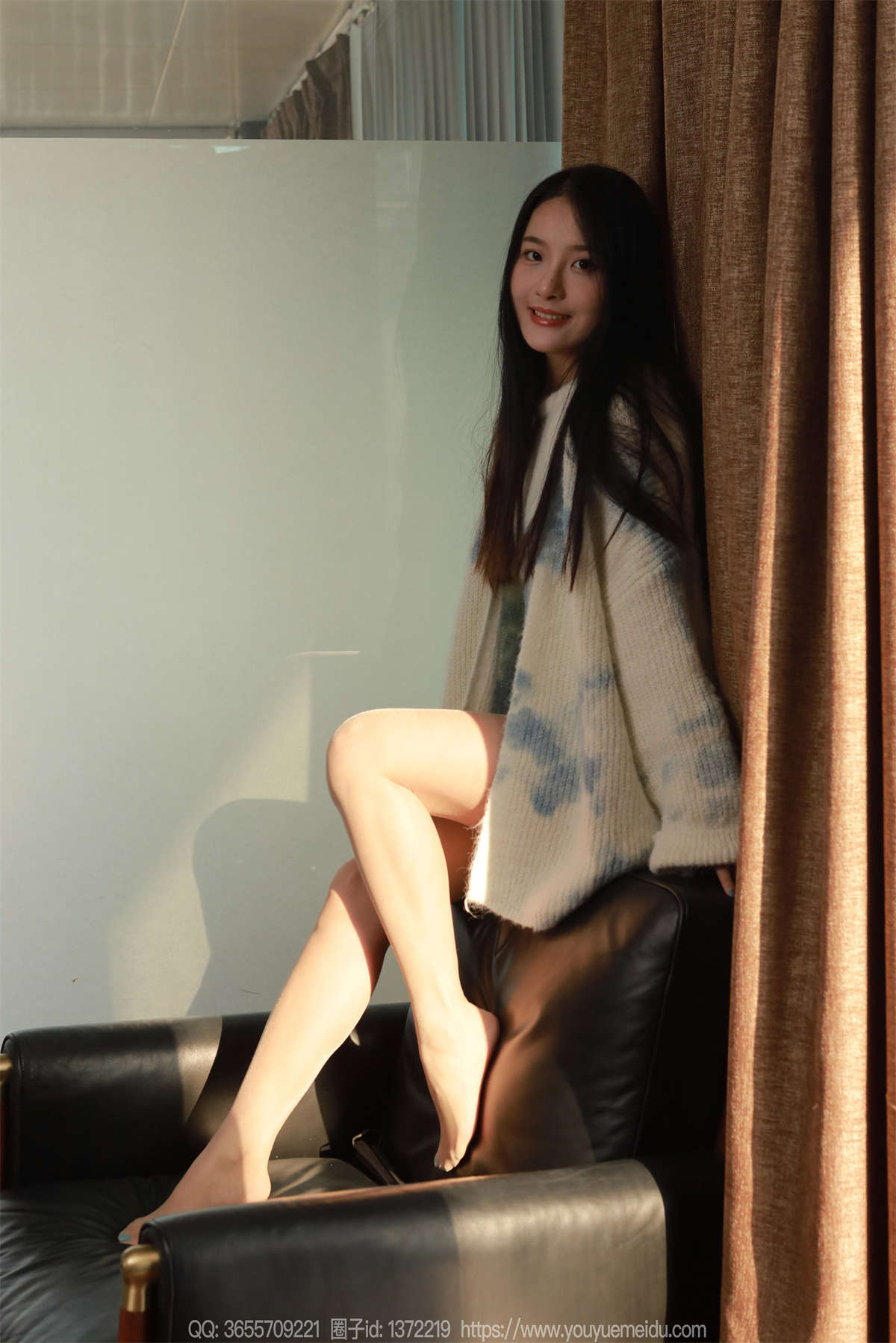 IESS异思趣向 2025.01.12 丝享家1948：婉萍蓝色毛衣（下）-日更街拍